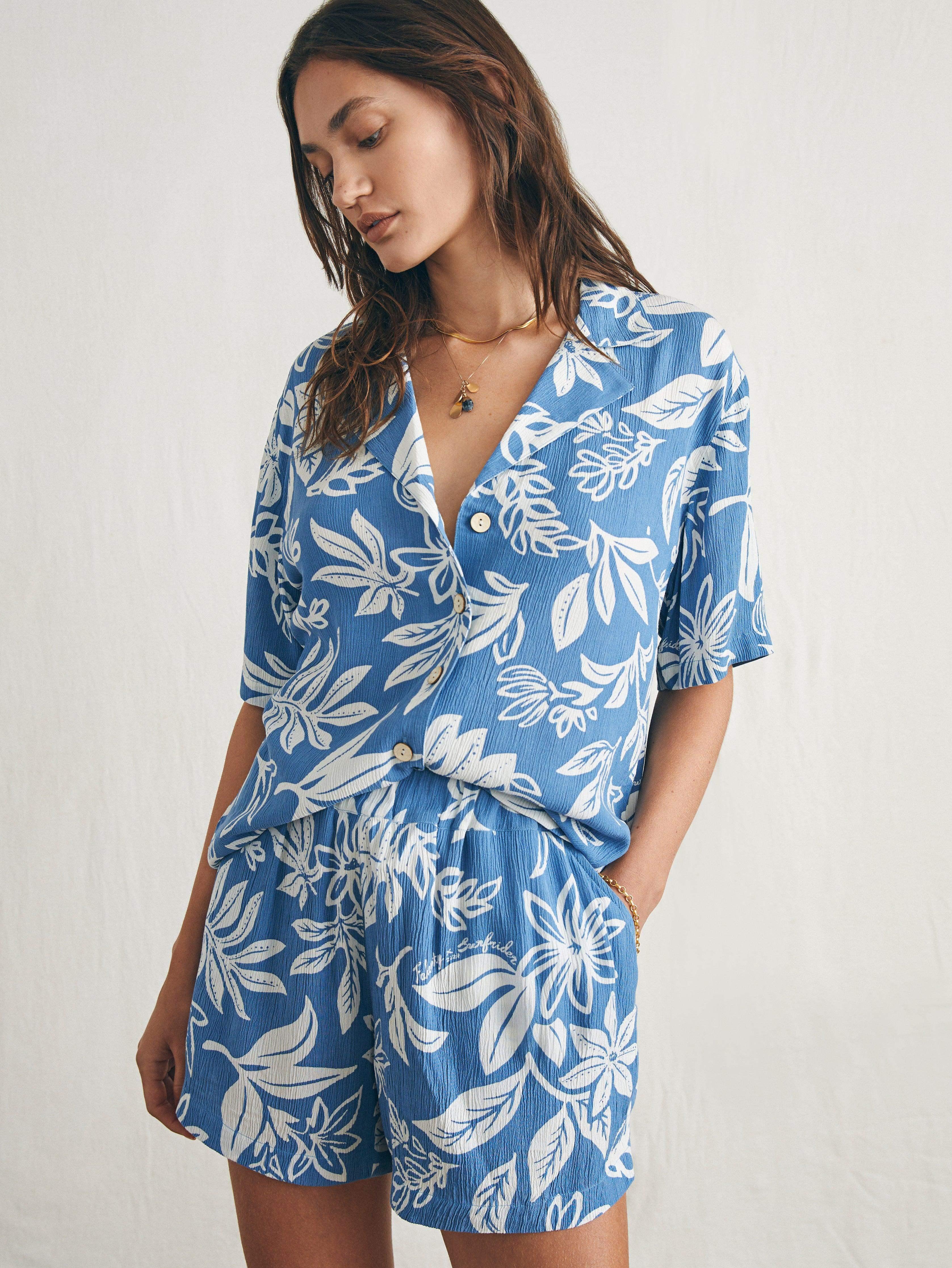 Surfrider Cabana Short - Surfrider Blossom