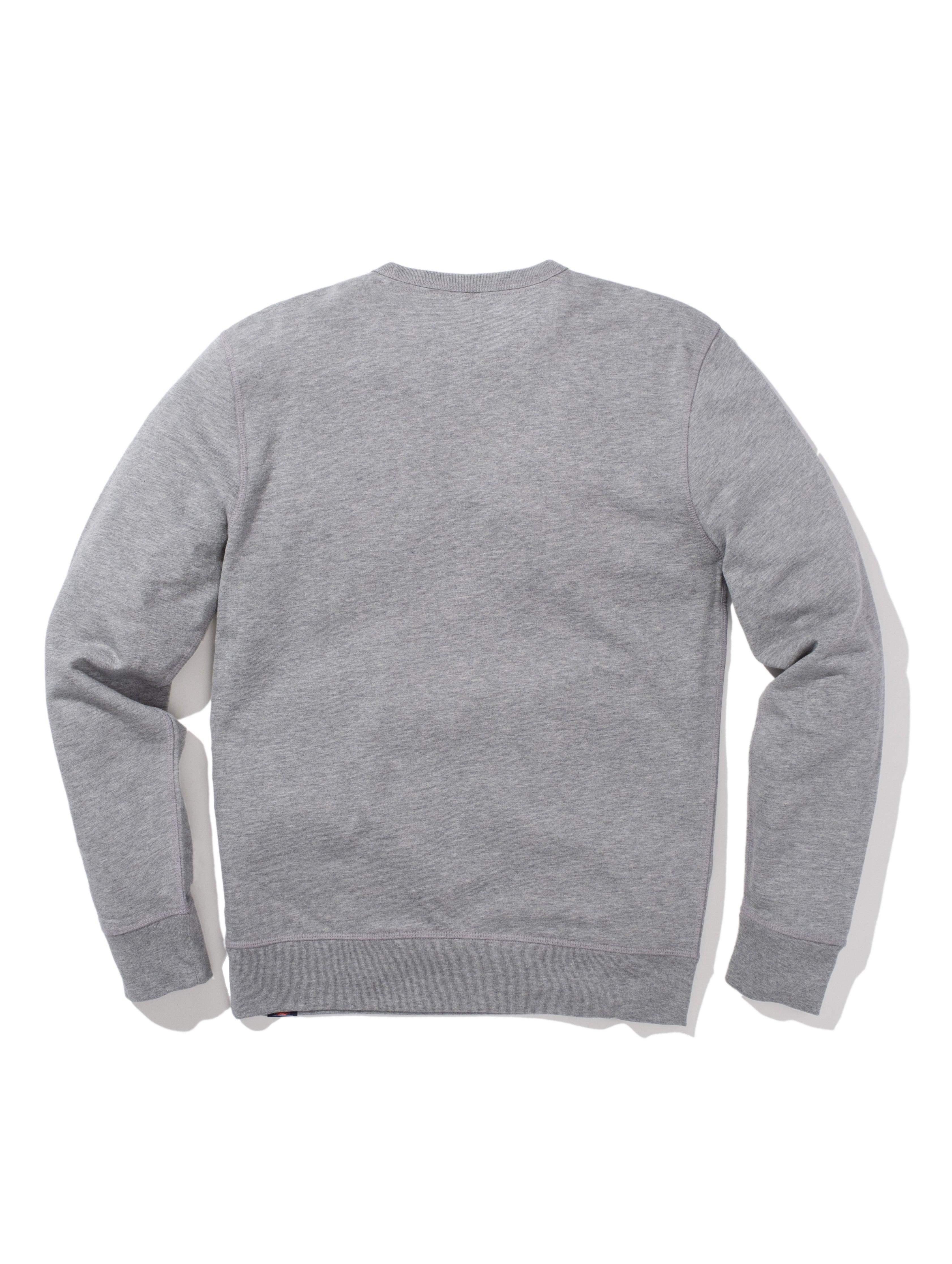 Nashville Long-Sleeve Terry Crewneck - Grey Heather