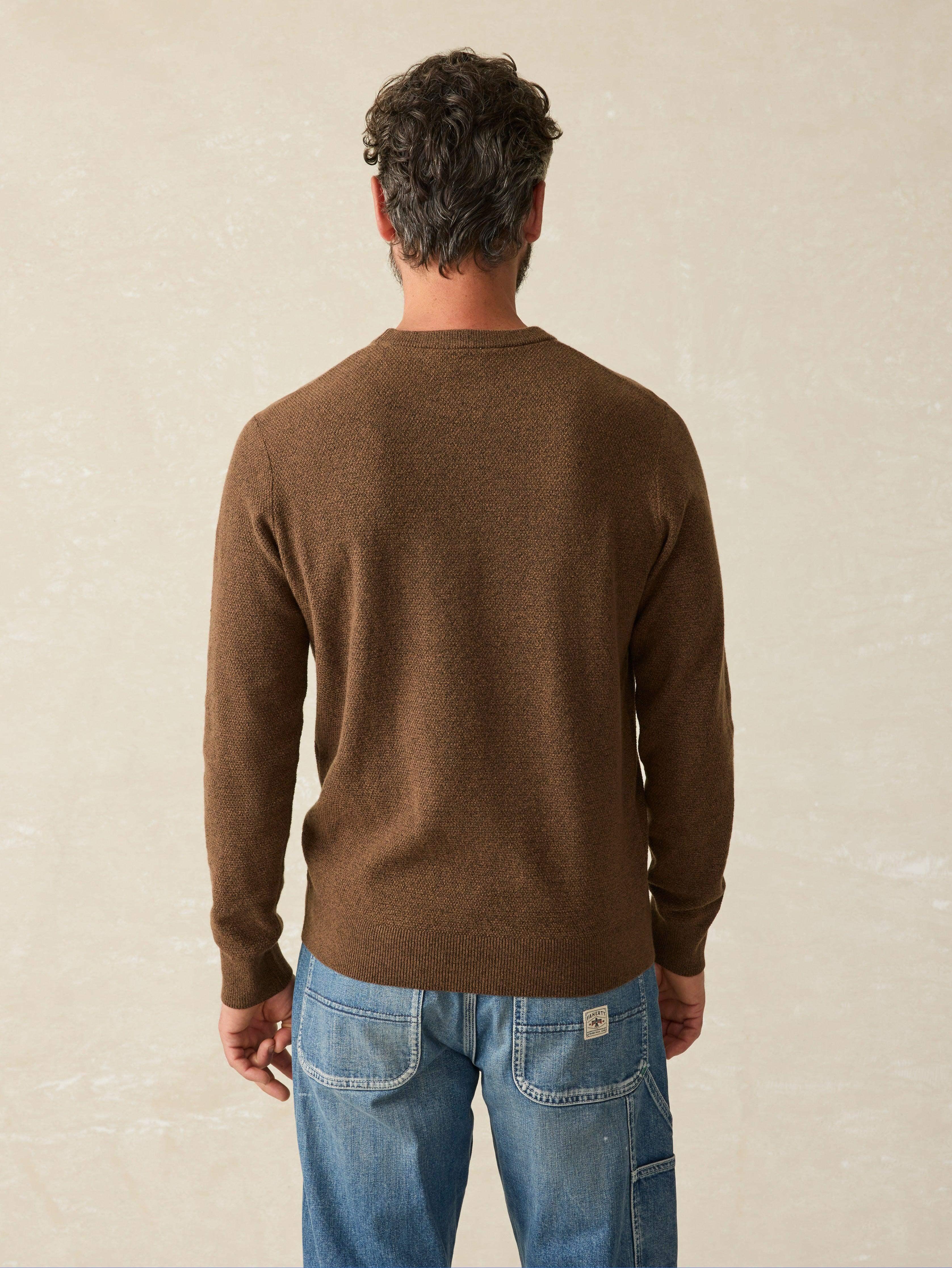 Jackson Crew Sweater - Trail Brown Heather