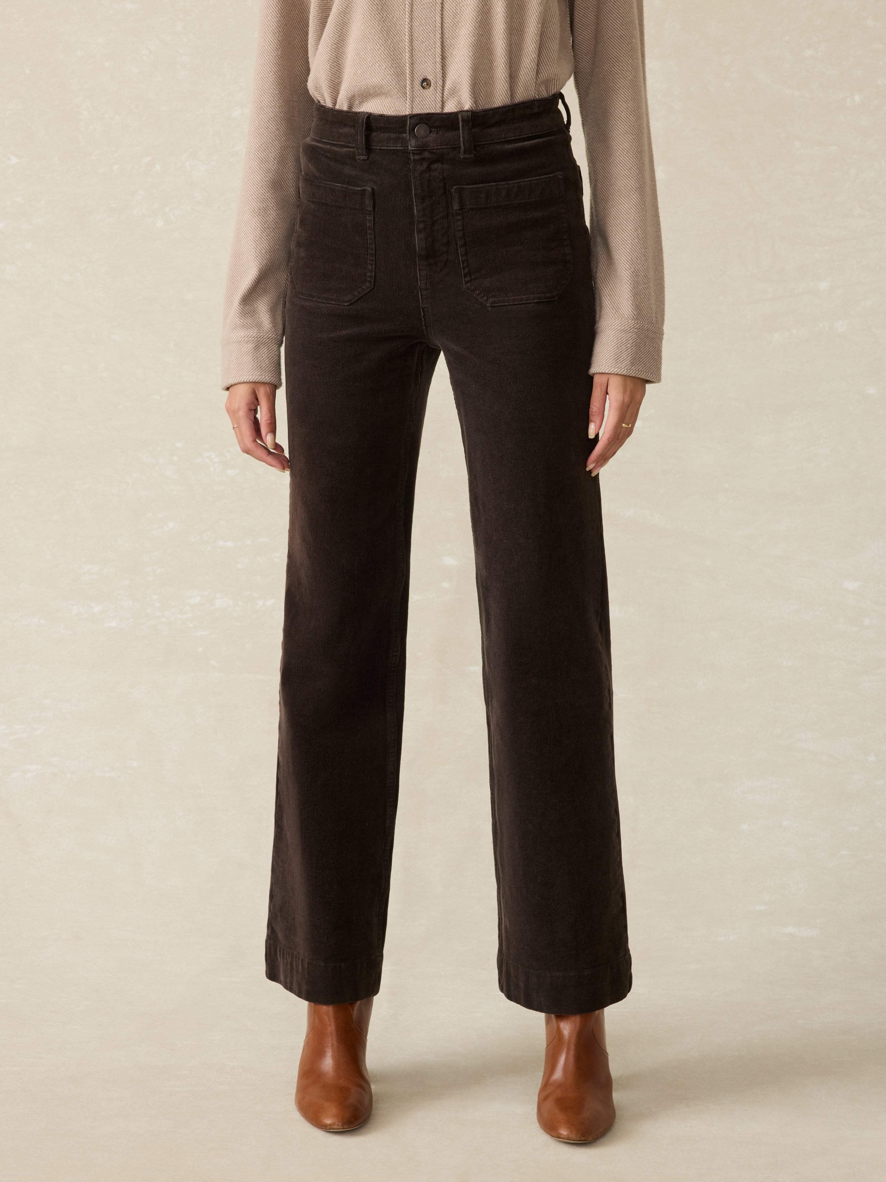 Softstretch Cord Patch Pocket Pant - Espresso