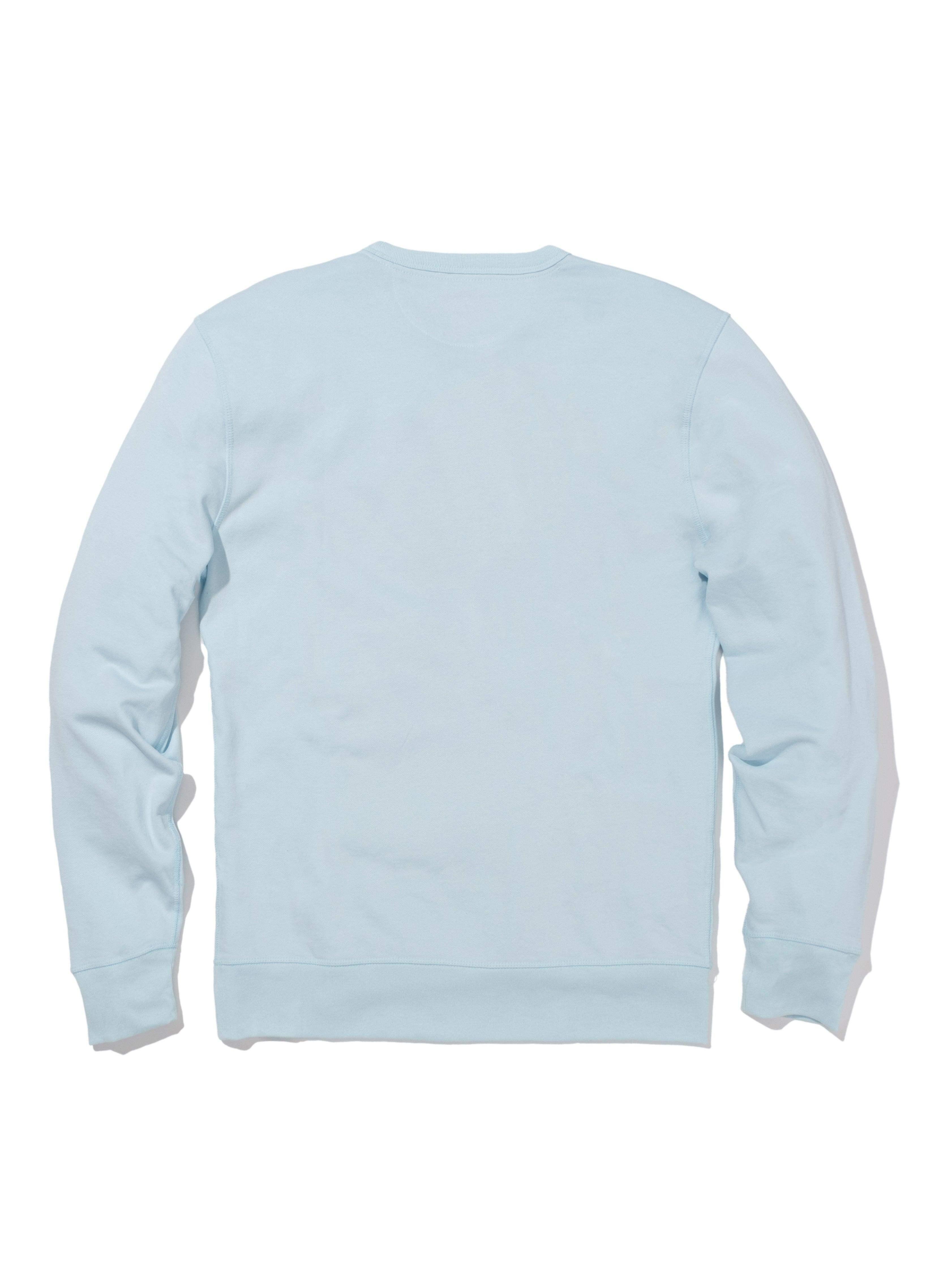 Charleston Long-Sleeve Terry Crewneck - Blue Oasis