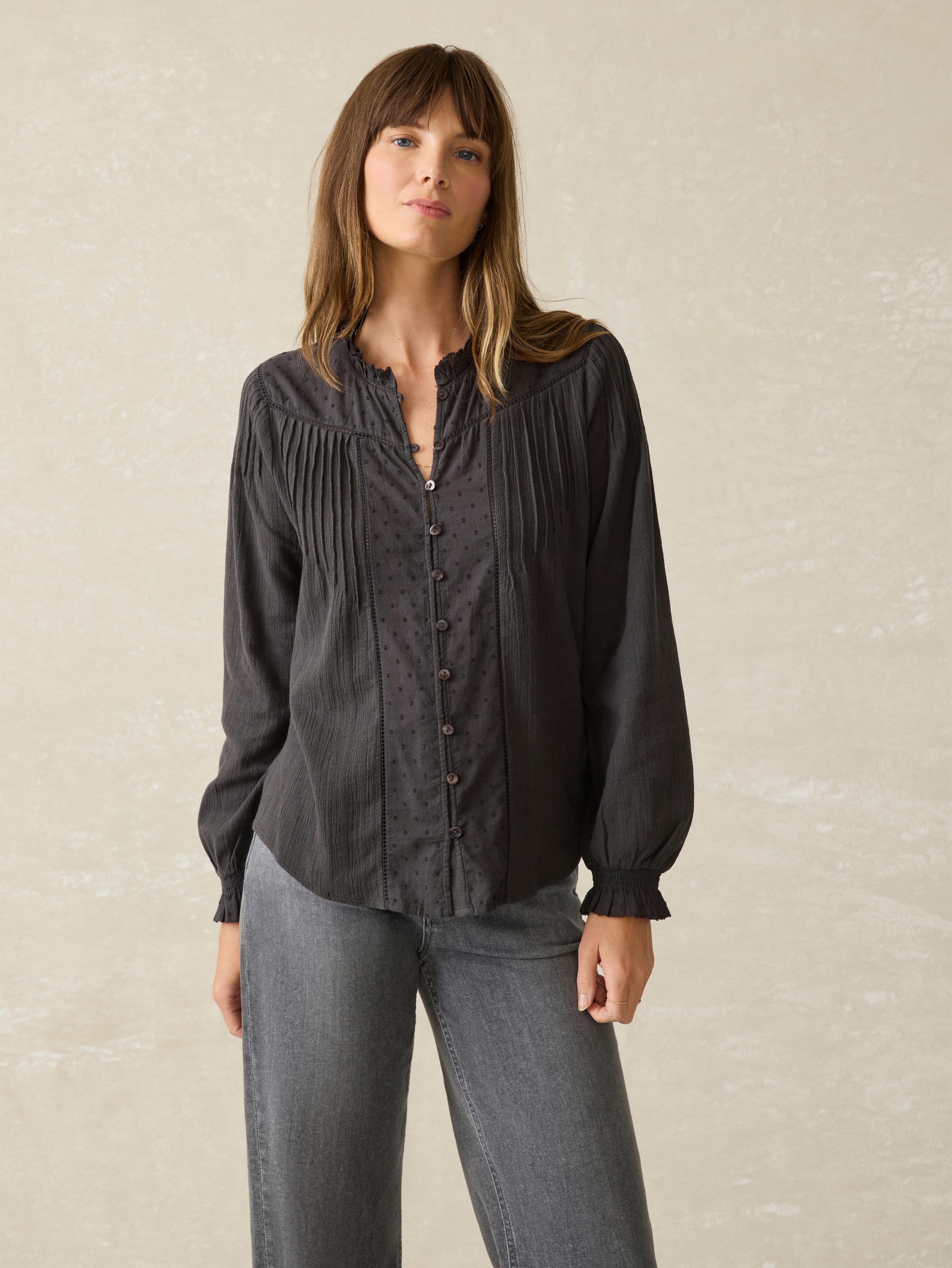 Lily Blouse - Washed Black