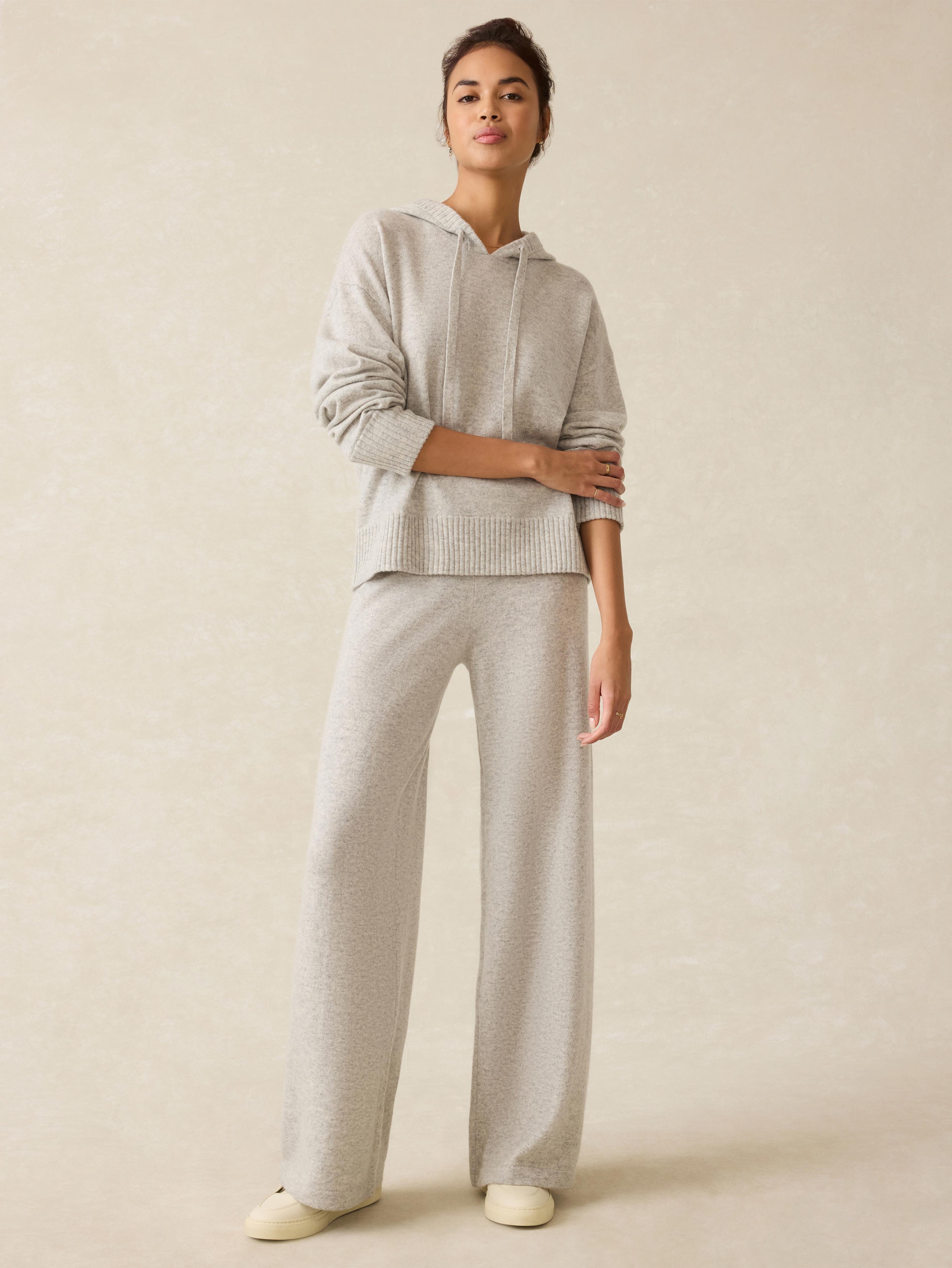 Tropical Cashmere Pant - Light Grey Heather