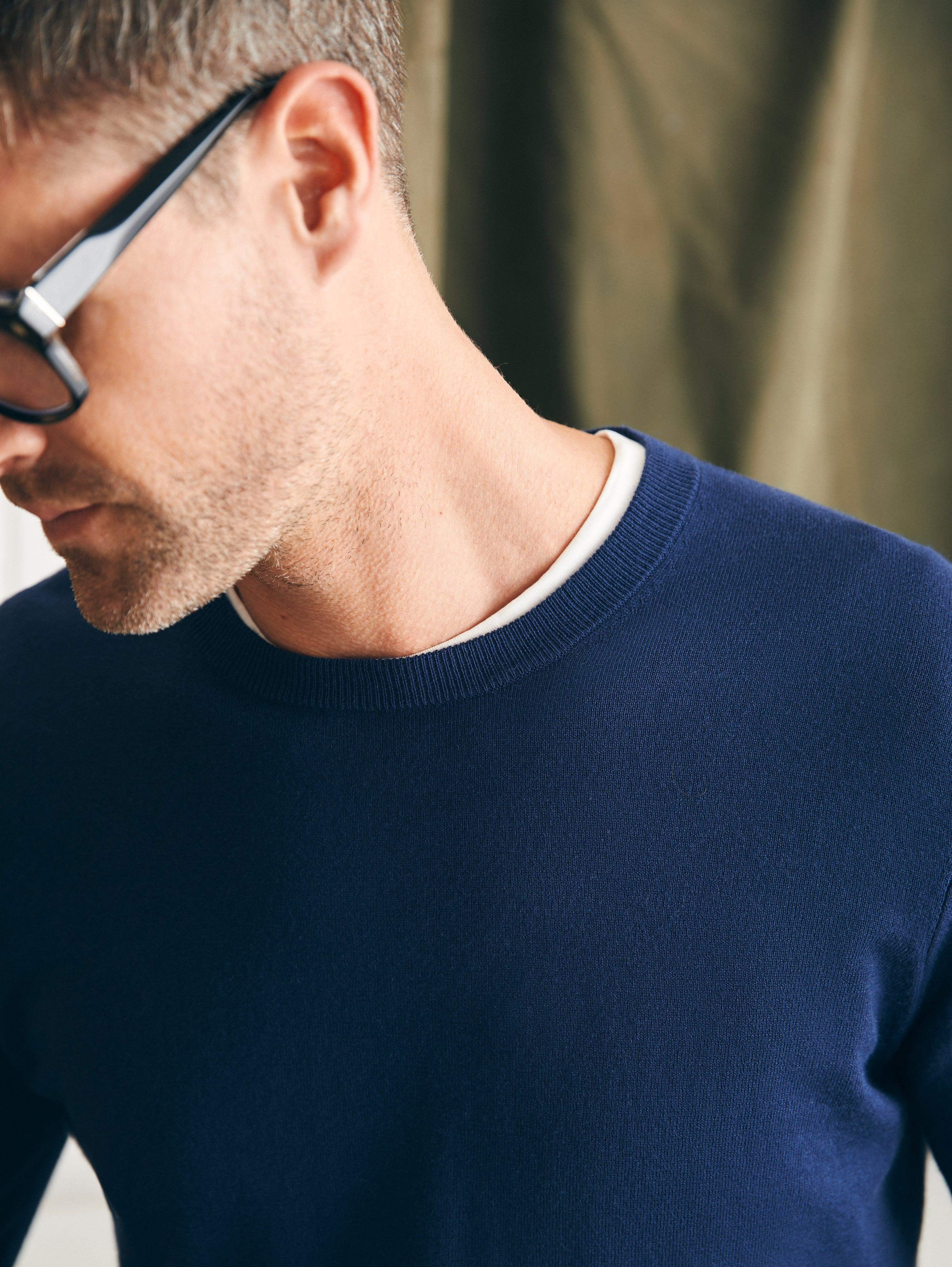 Movement™ Crewneck Sweater - Marine Navy