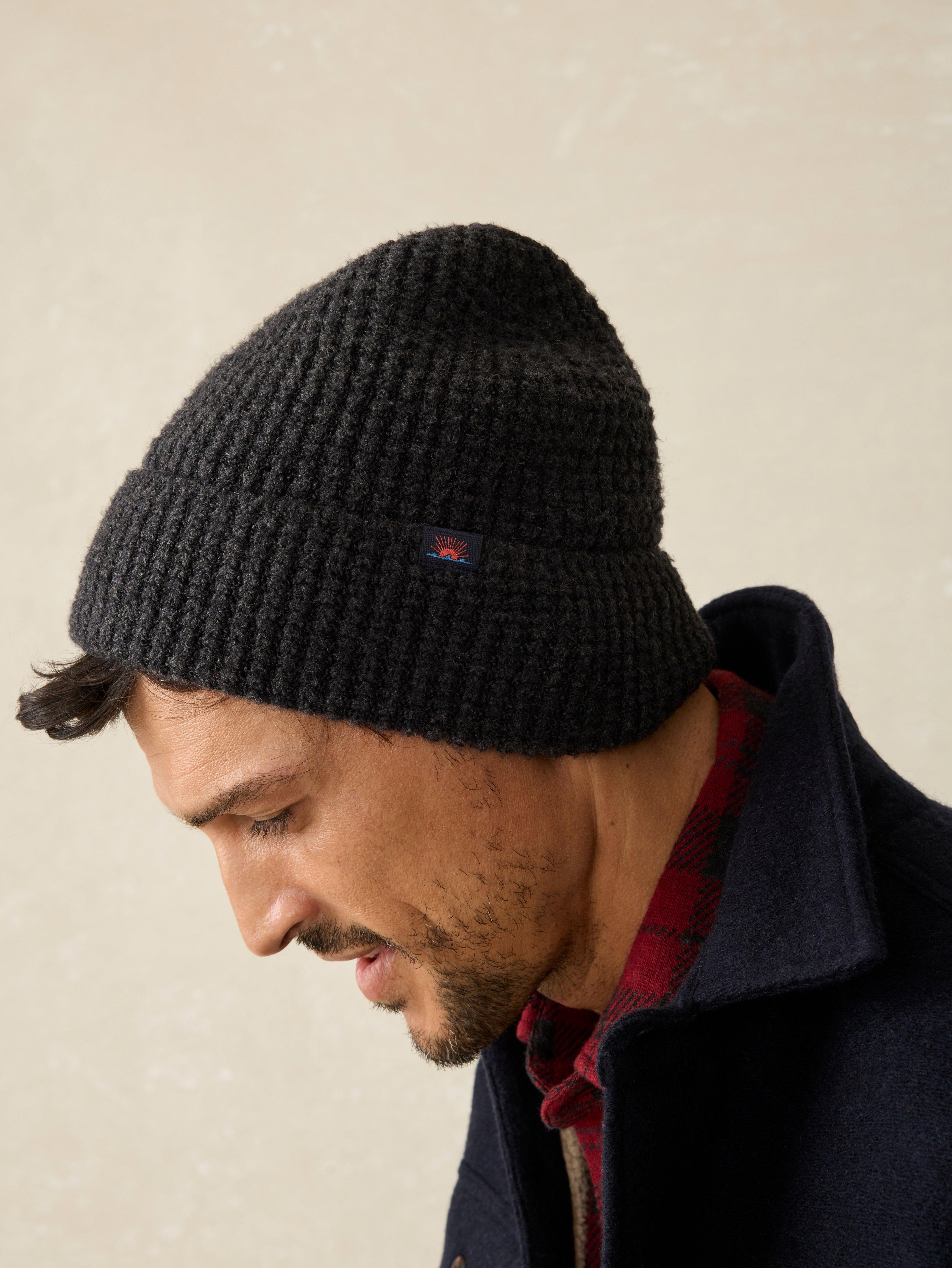 Jackson Waffle Beanie - Ash Heather