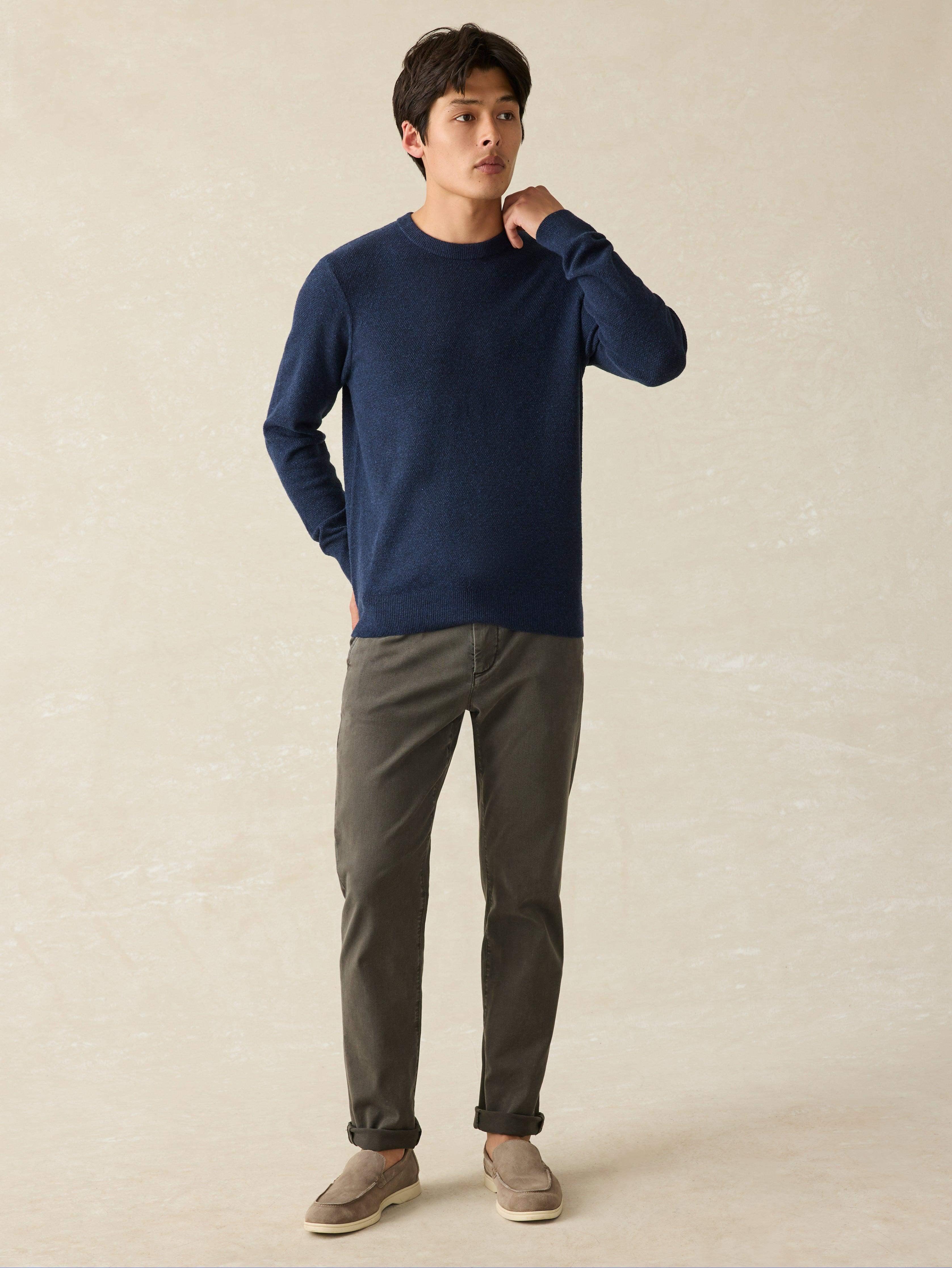 Jackson Crew Sweater - Navy Heather