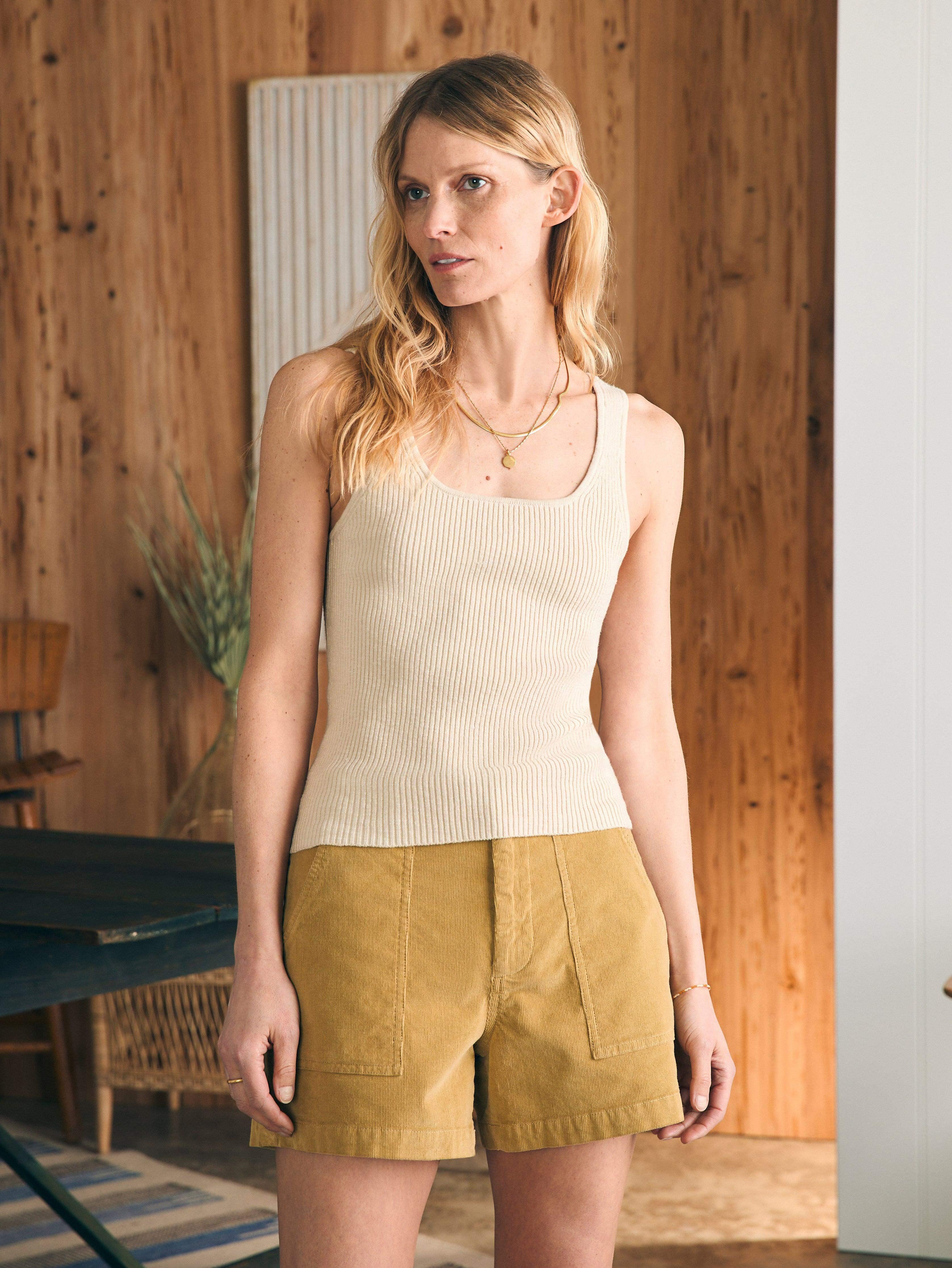 Rue Sweater Tank - Summer Sand