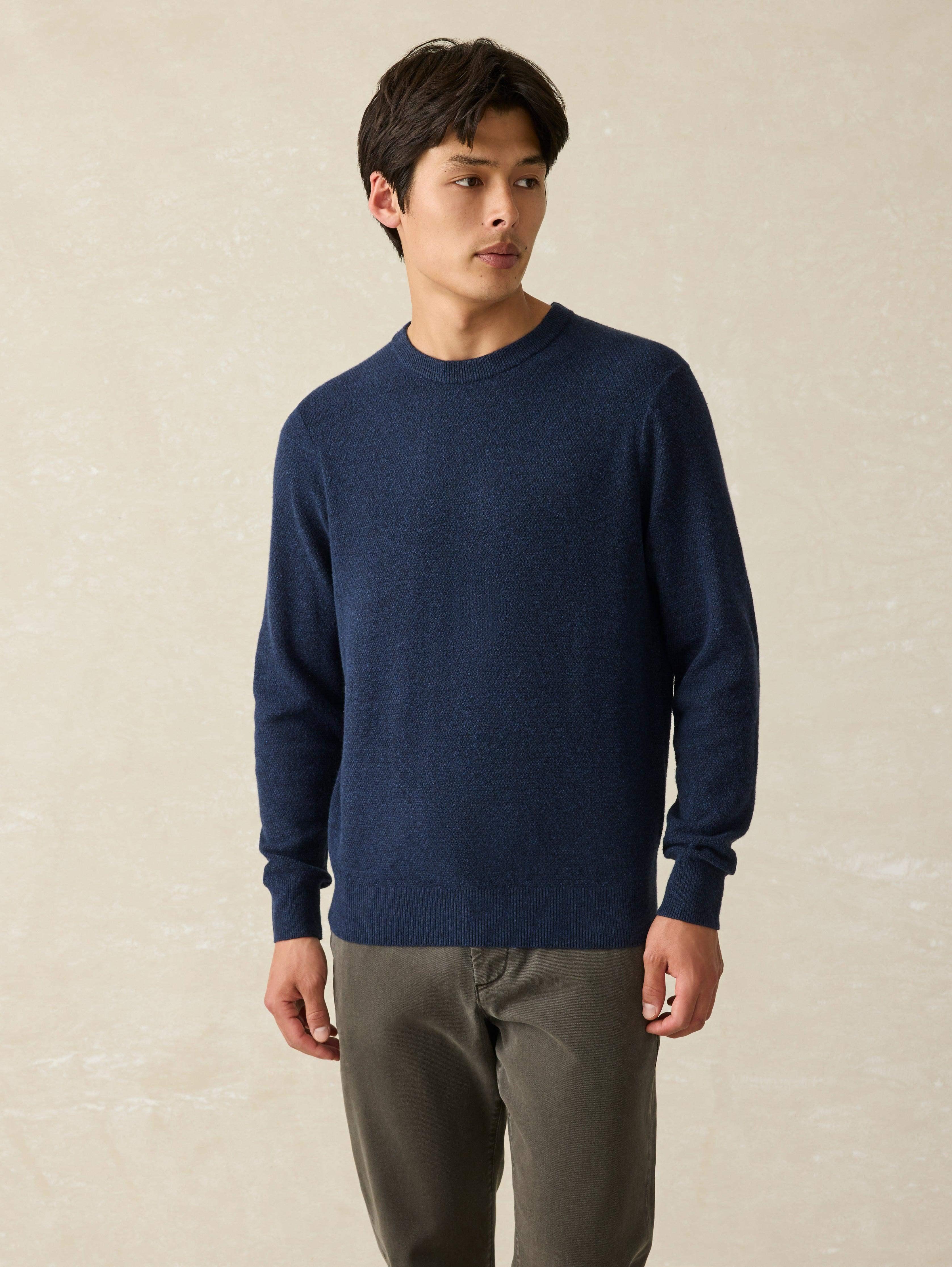 Jackson Crew Sweater - Navy Heather