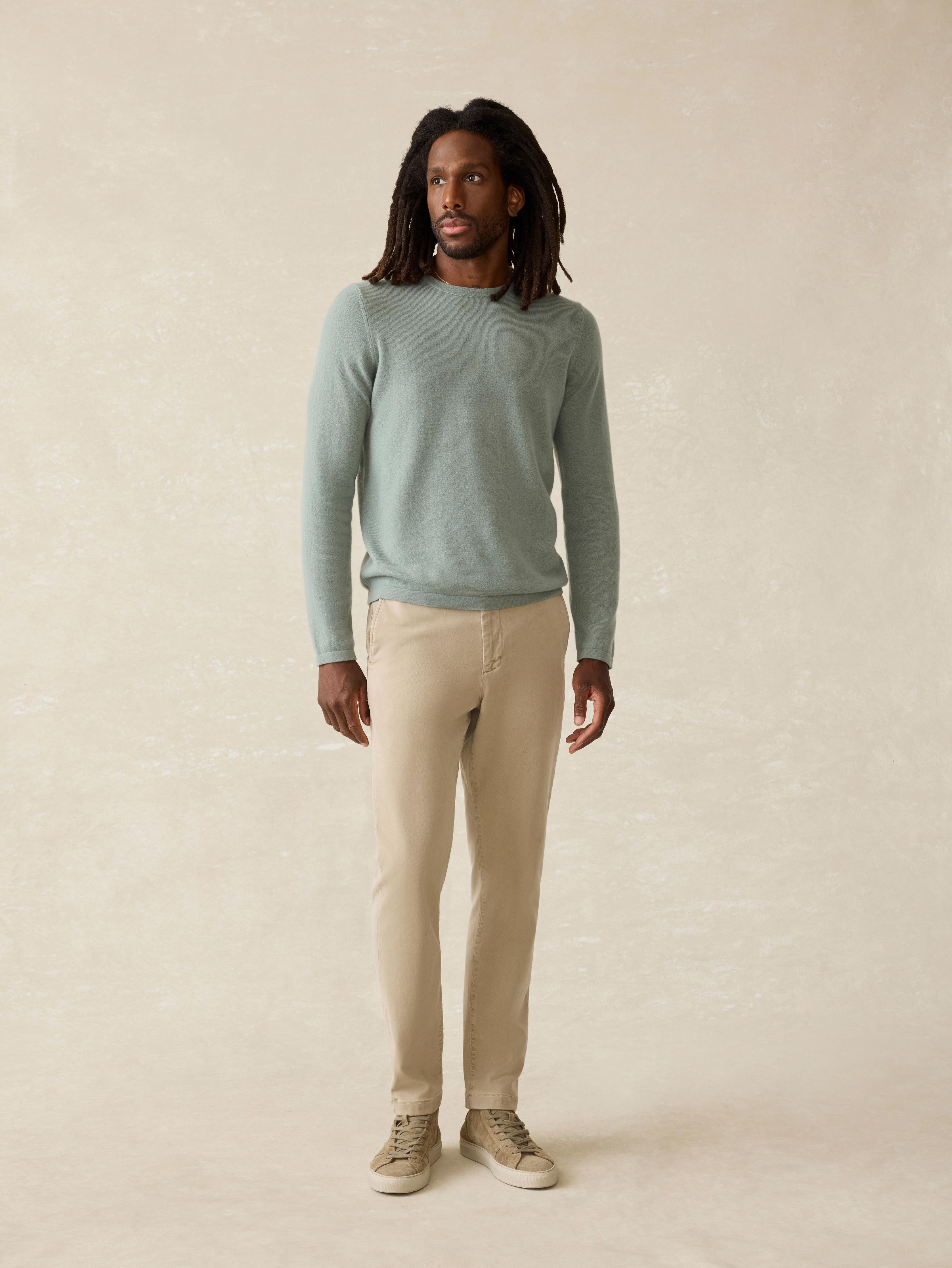 Tropical Cashmere Crewneck Sweater - Sage Creek