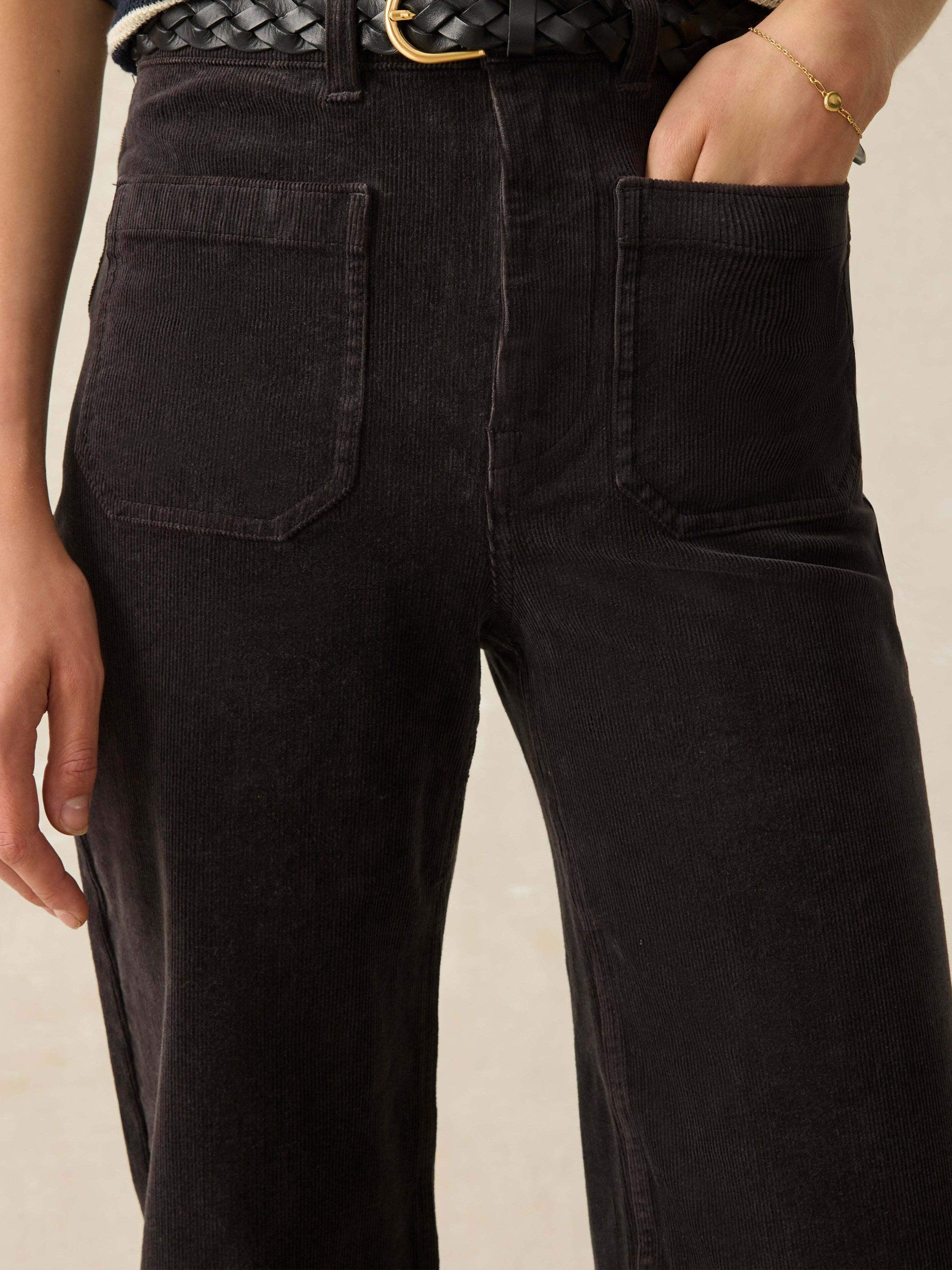 Softstretch Cord Patch Pocket Pant - Espresso