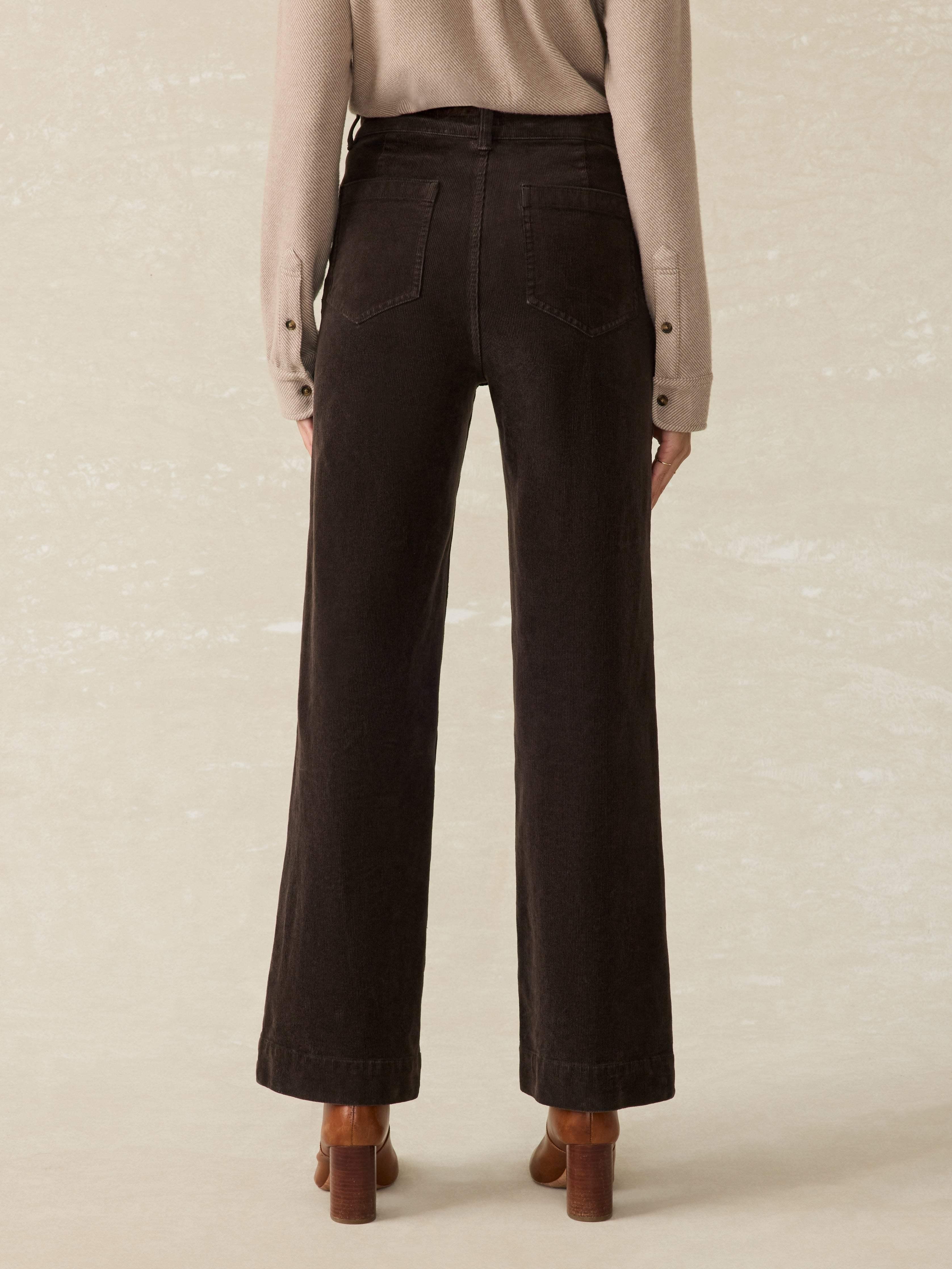 Softstretch Cord Patch Pocket Pant - Espresso