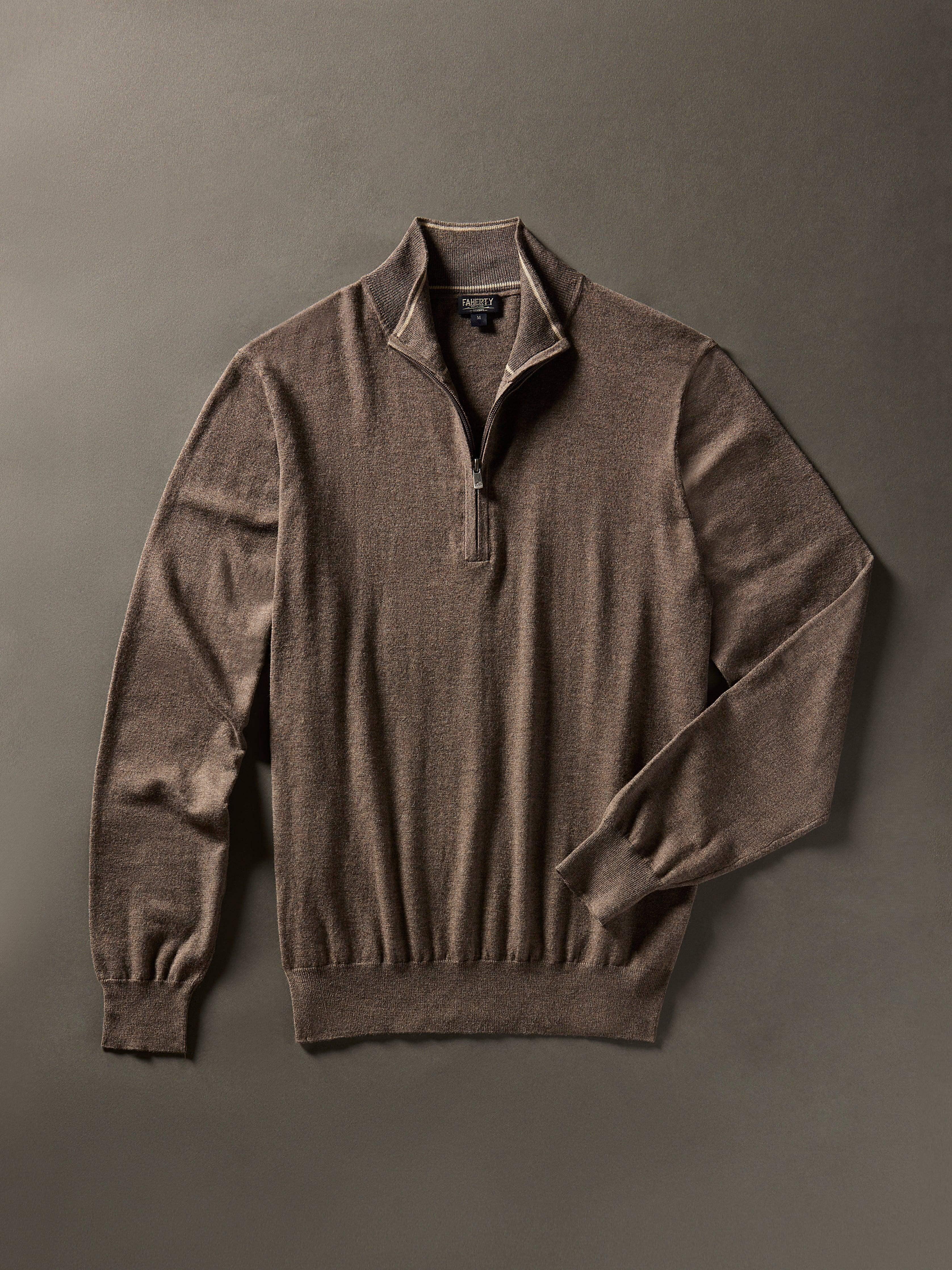 Movement™ Quarter Zip Sweater - Walnut Creek Heather