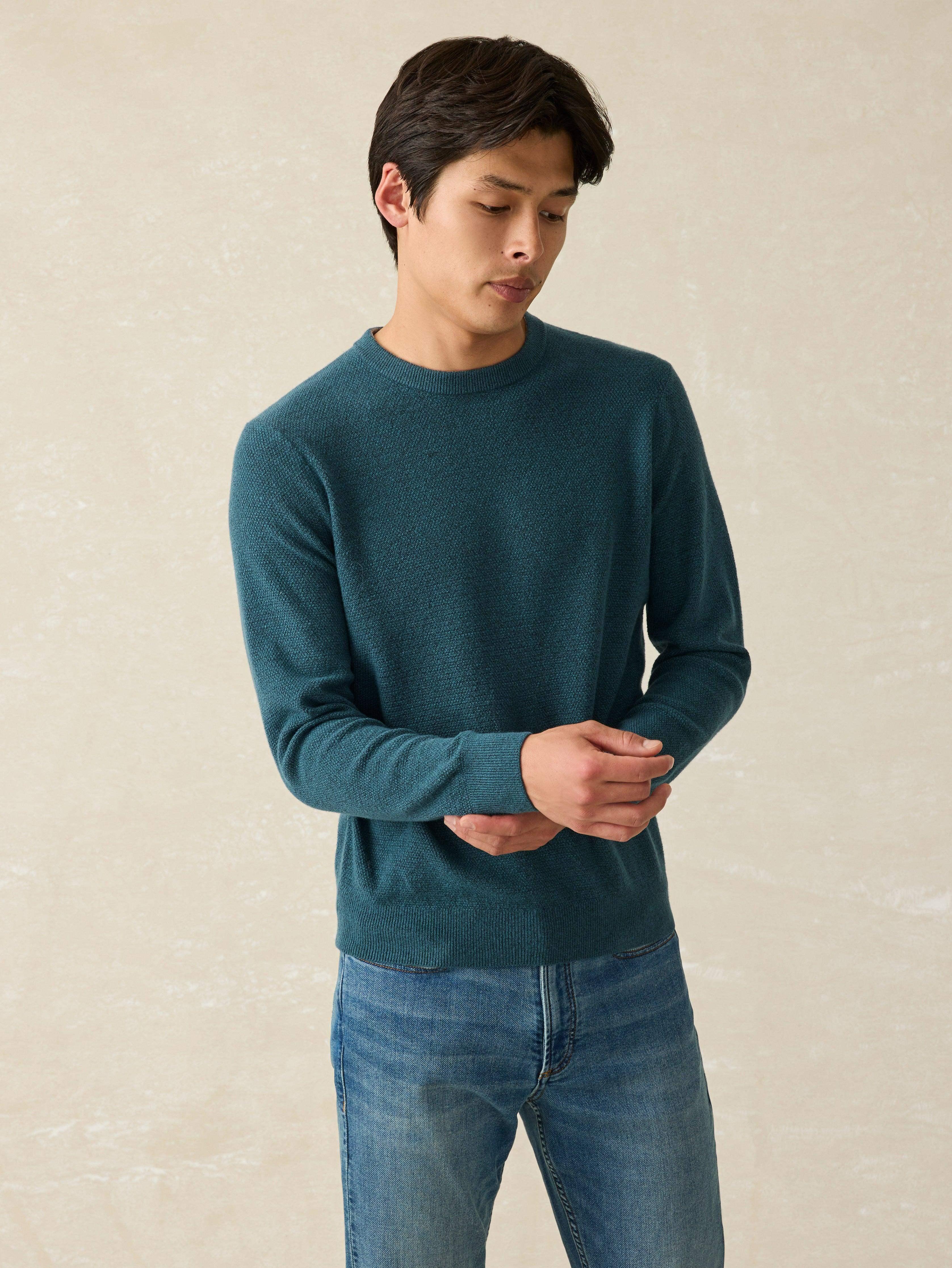 Jackson Crew Sweater - Deep Jade Heather