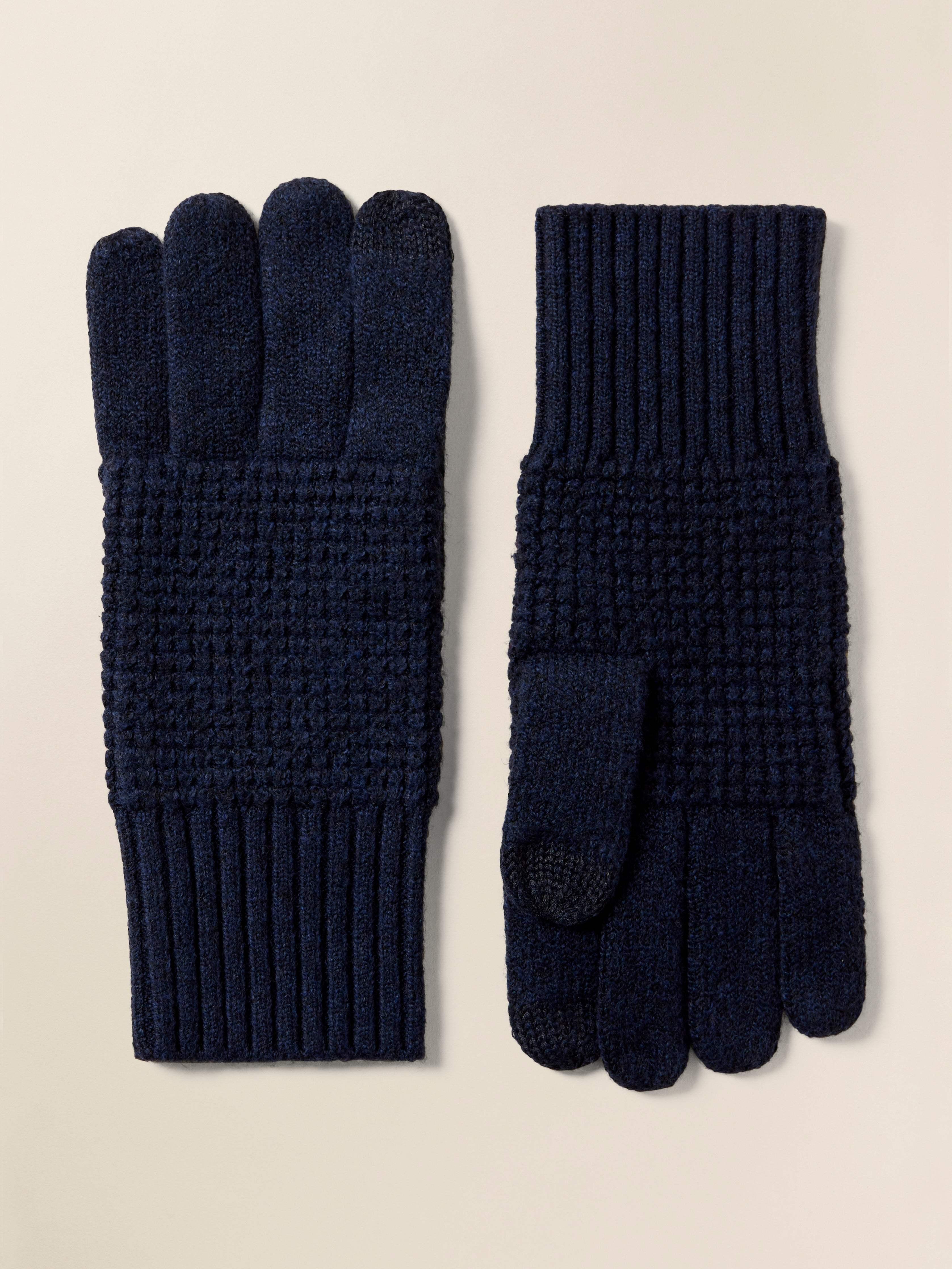 Jackson Waffle Glove - Navy Heather