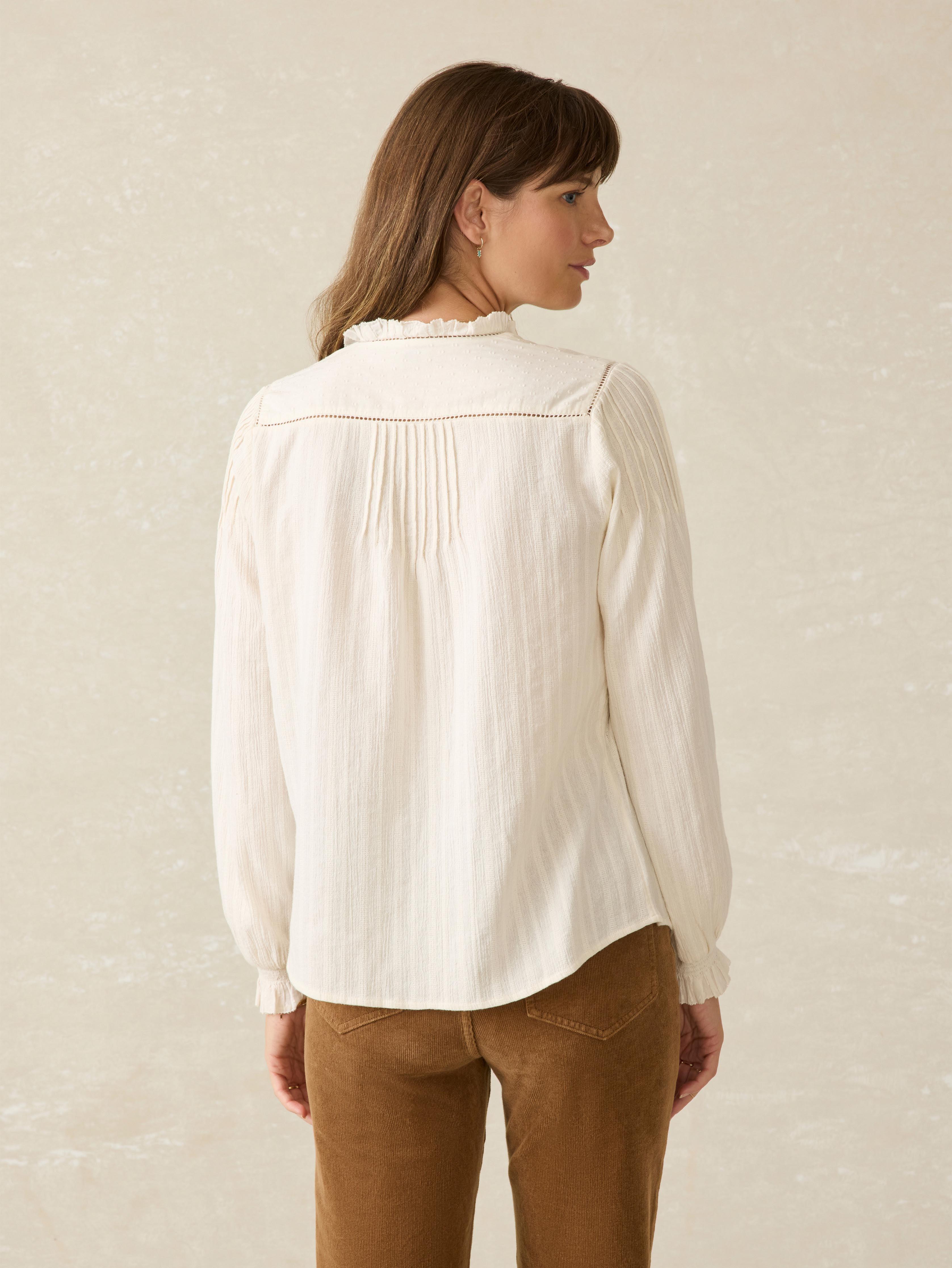 Lily Blouse - Egret