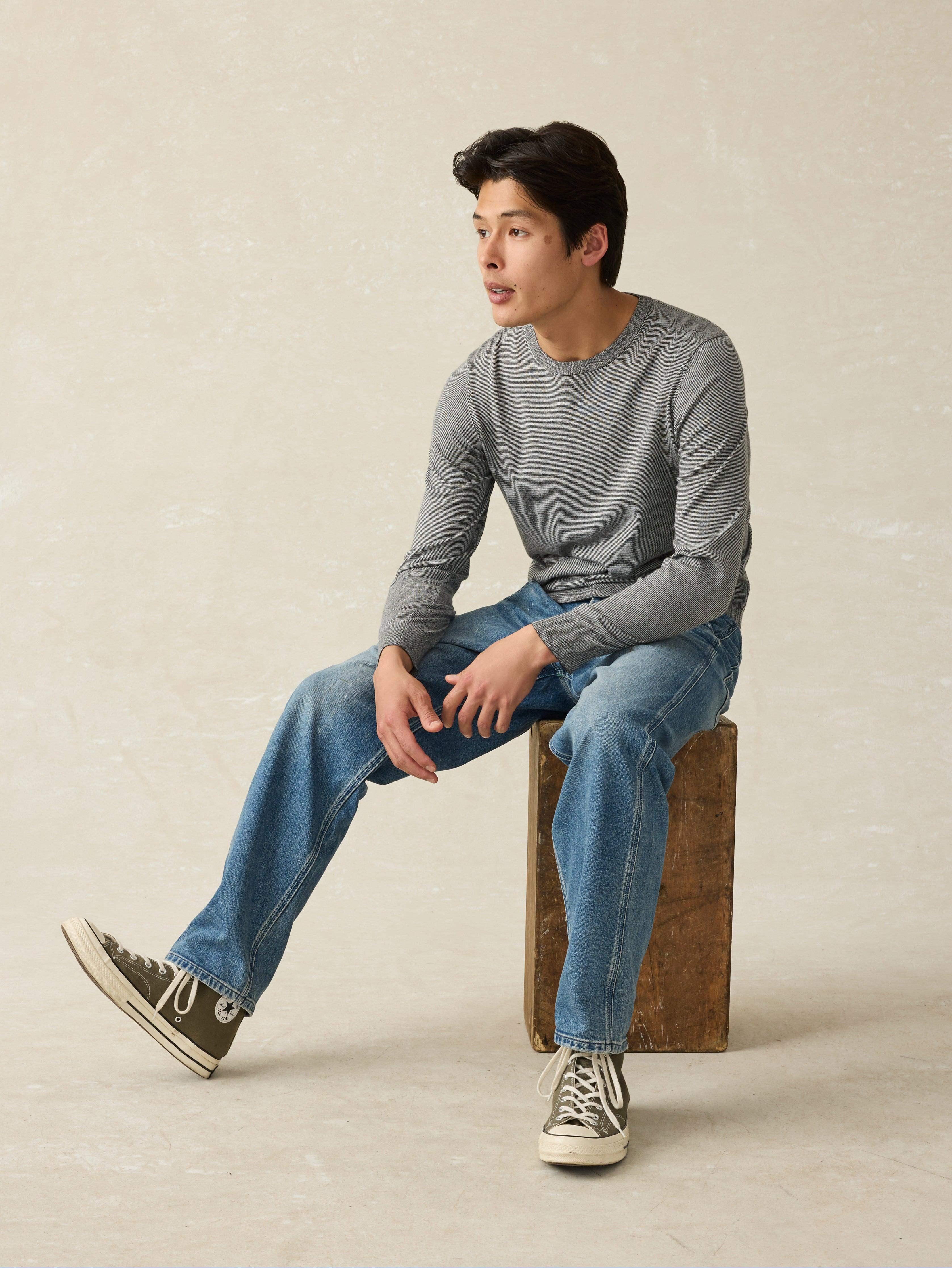 Movement™ Crewneck Sweater - Ivory Ash Feeder