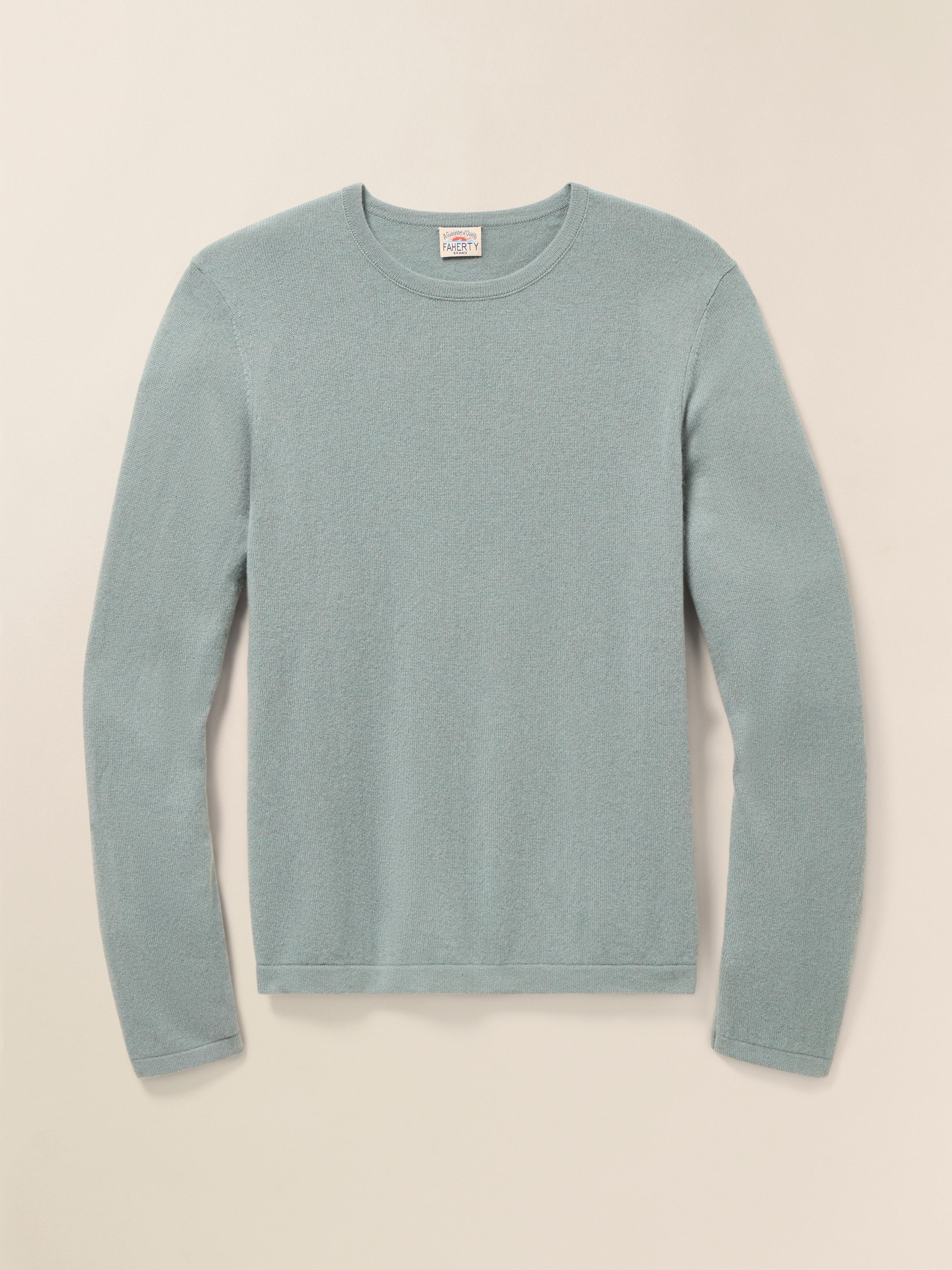 Tropical Cashmere Crewneck Sweater - Sage Creek