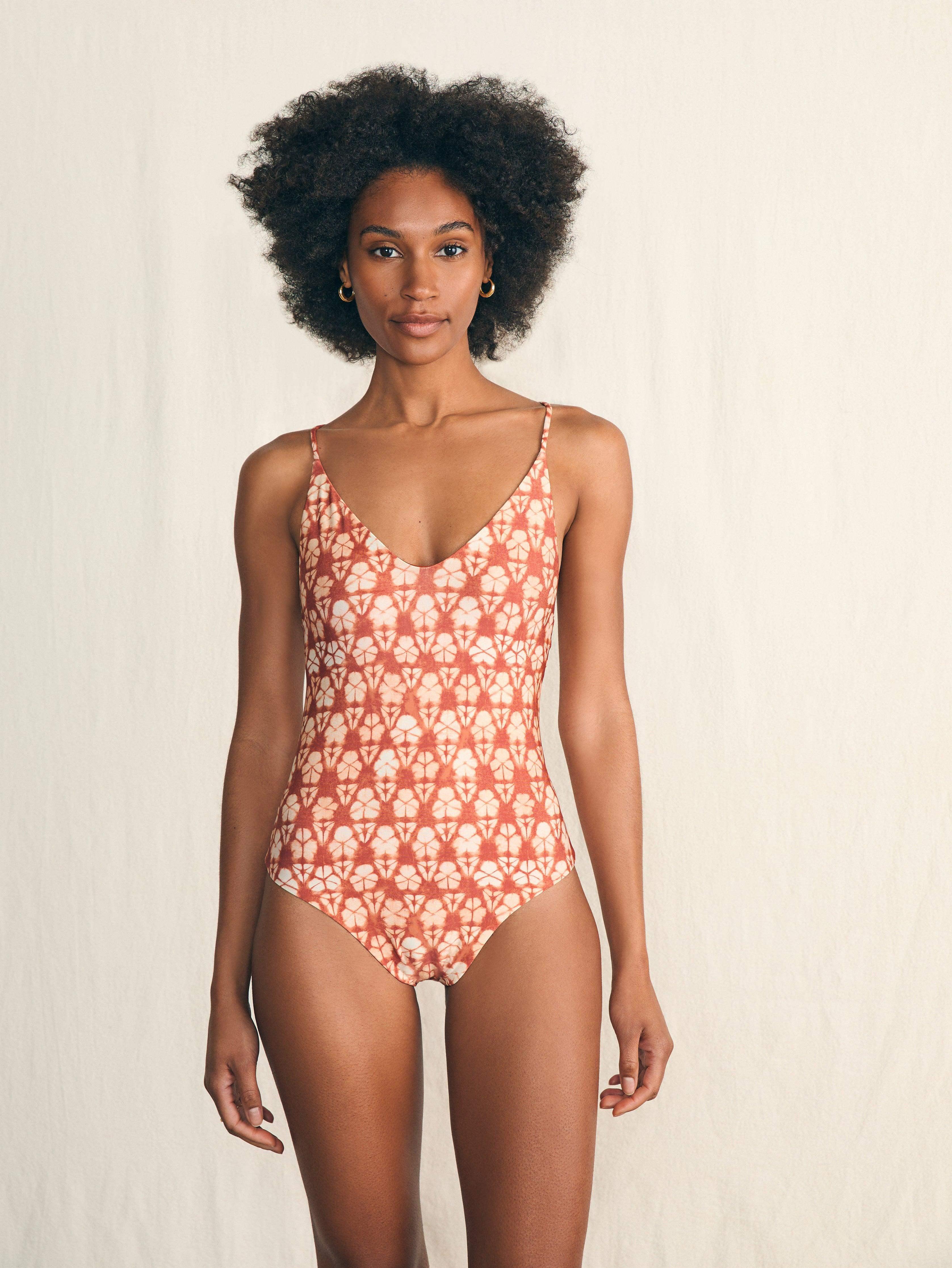 Kauai One Piece - Spiced Shibori Print