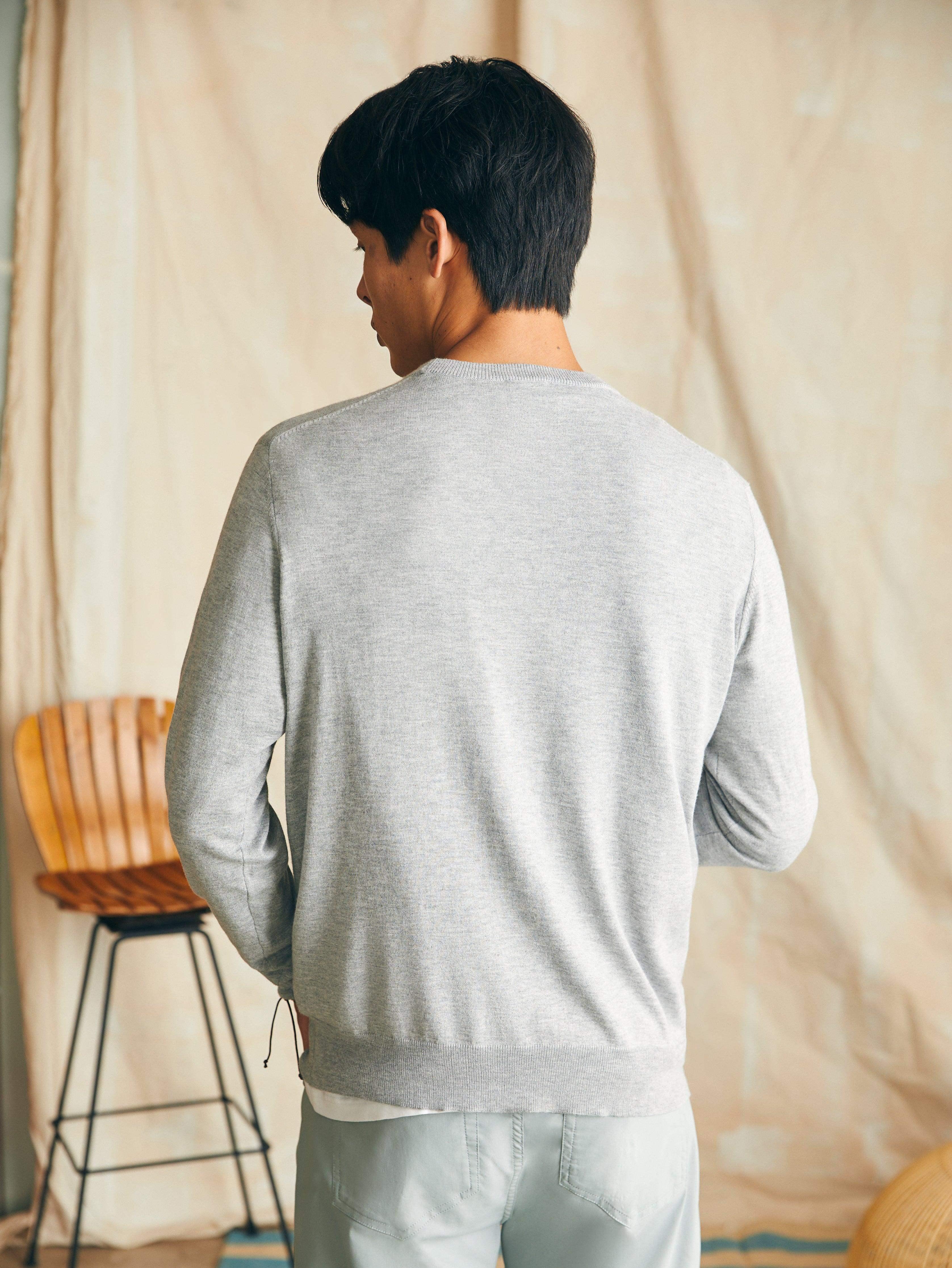 Movement™ Crewneck Sweater - Mineral Grey Heather