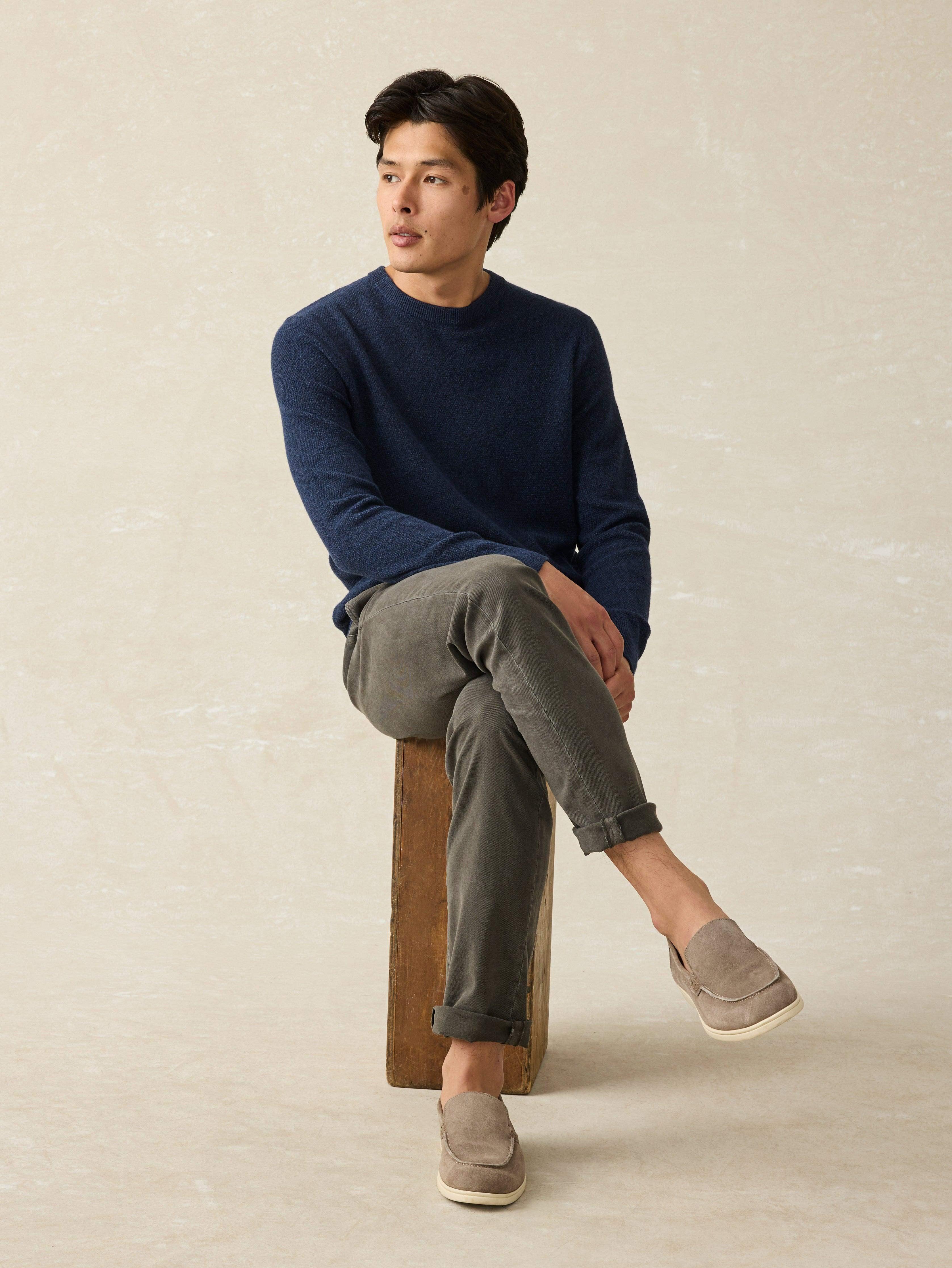 Jackson Crew Sweater - Navy Heather