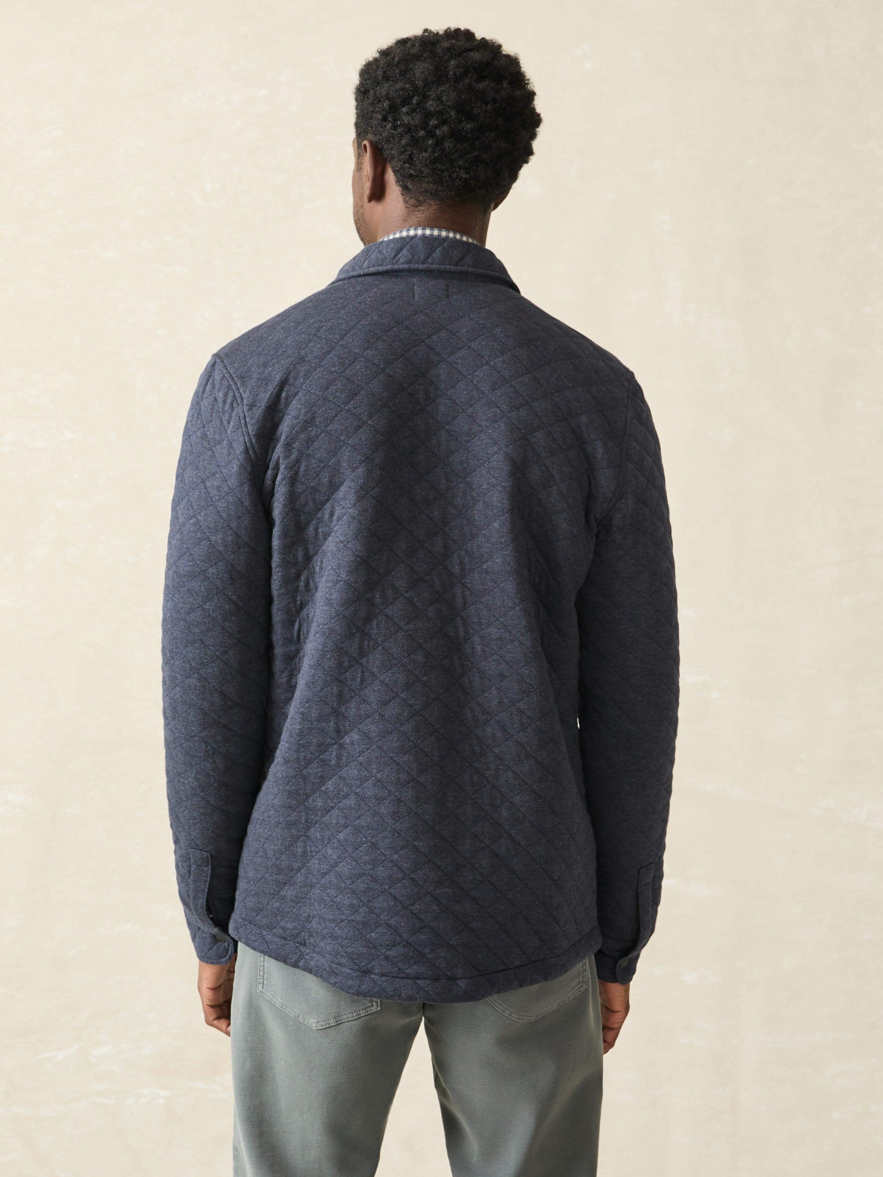 Epic Quilted Fleece CPO - Navy Melange