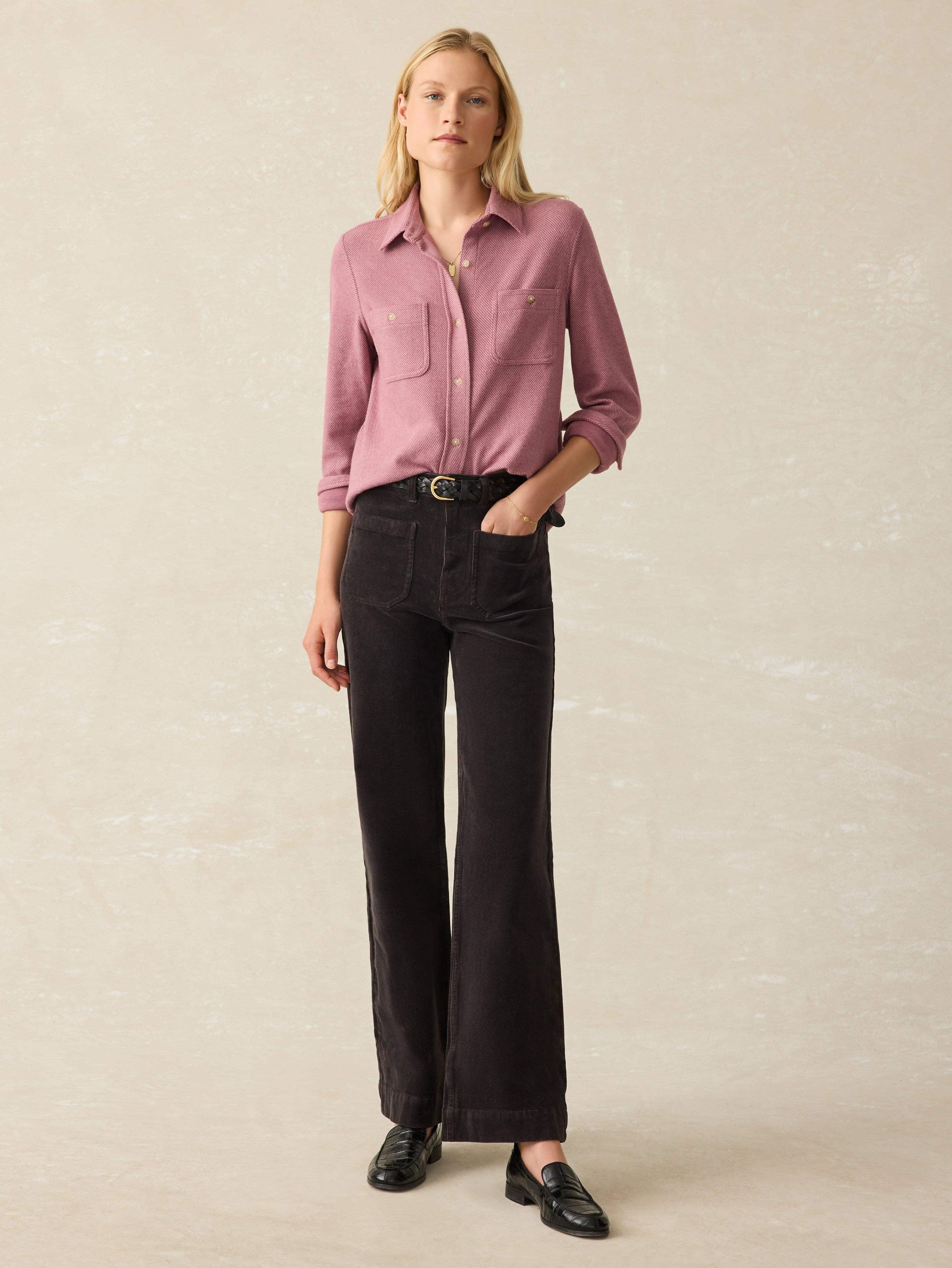 Softstretch Cord Patch Pocket Pant - Espresso