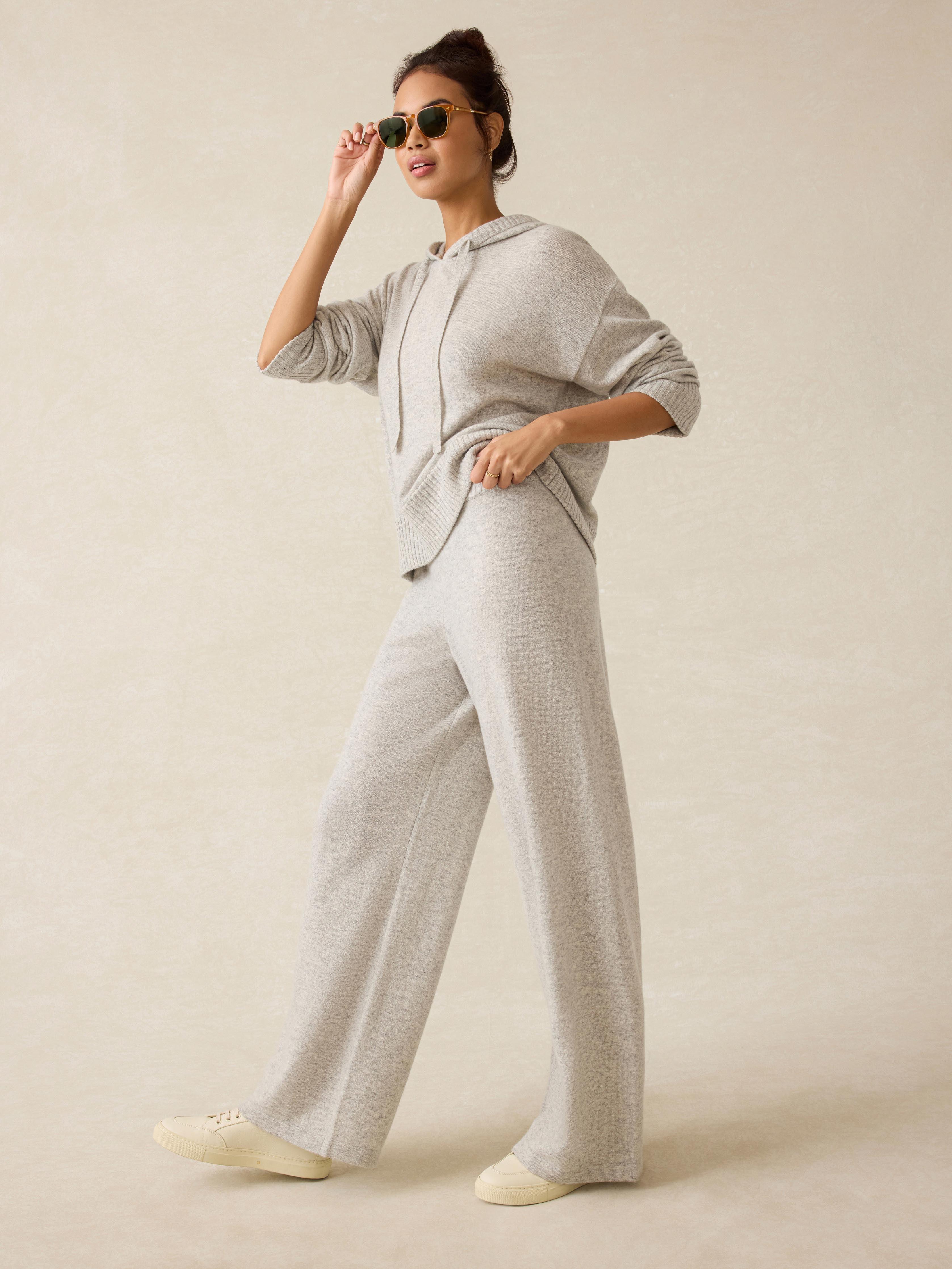 Tropical Cashmere Pant - Light Grey Heather