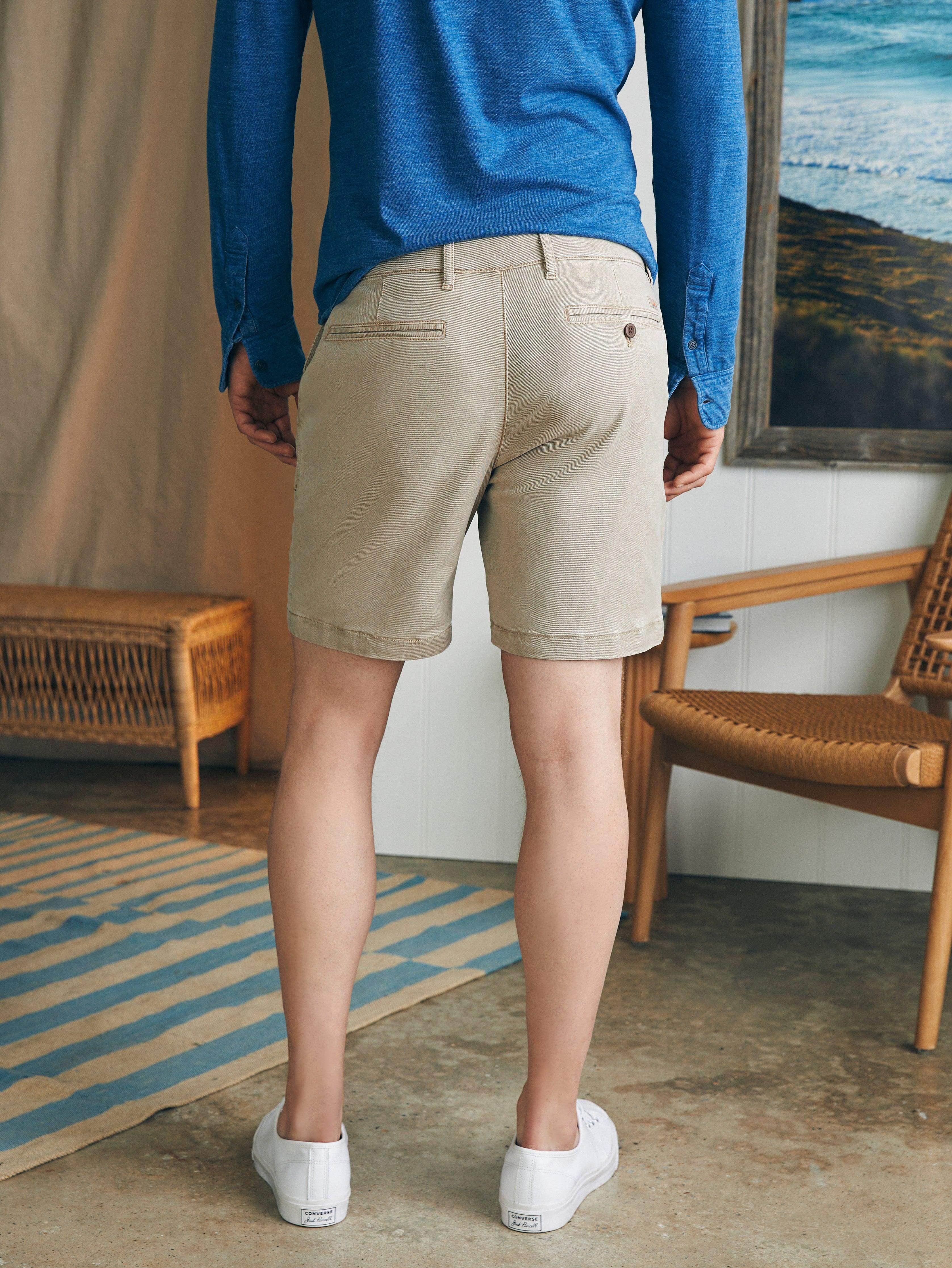 Coastline Stretch Chino Short (8" Inseam) - Utility Khaki