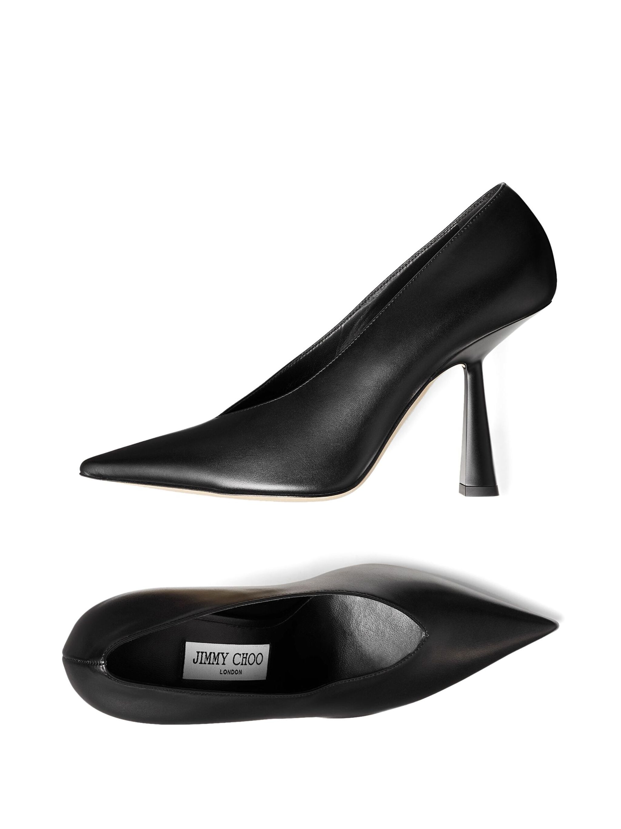 Maryanne 100mm leather pumps