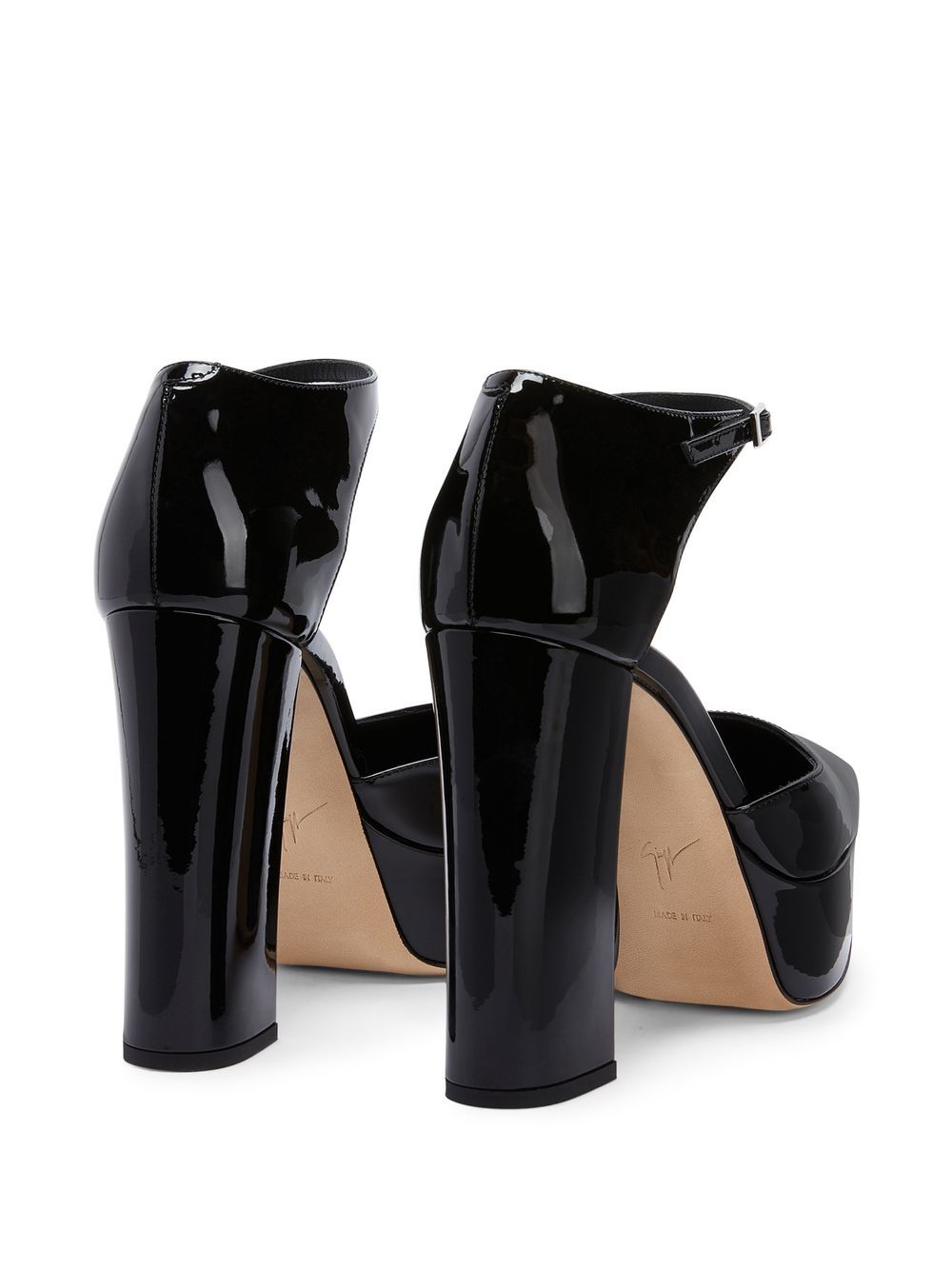 Bebe patent platform pumps