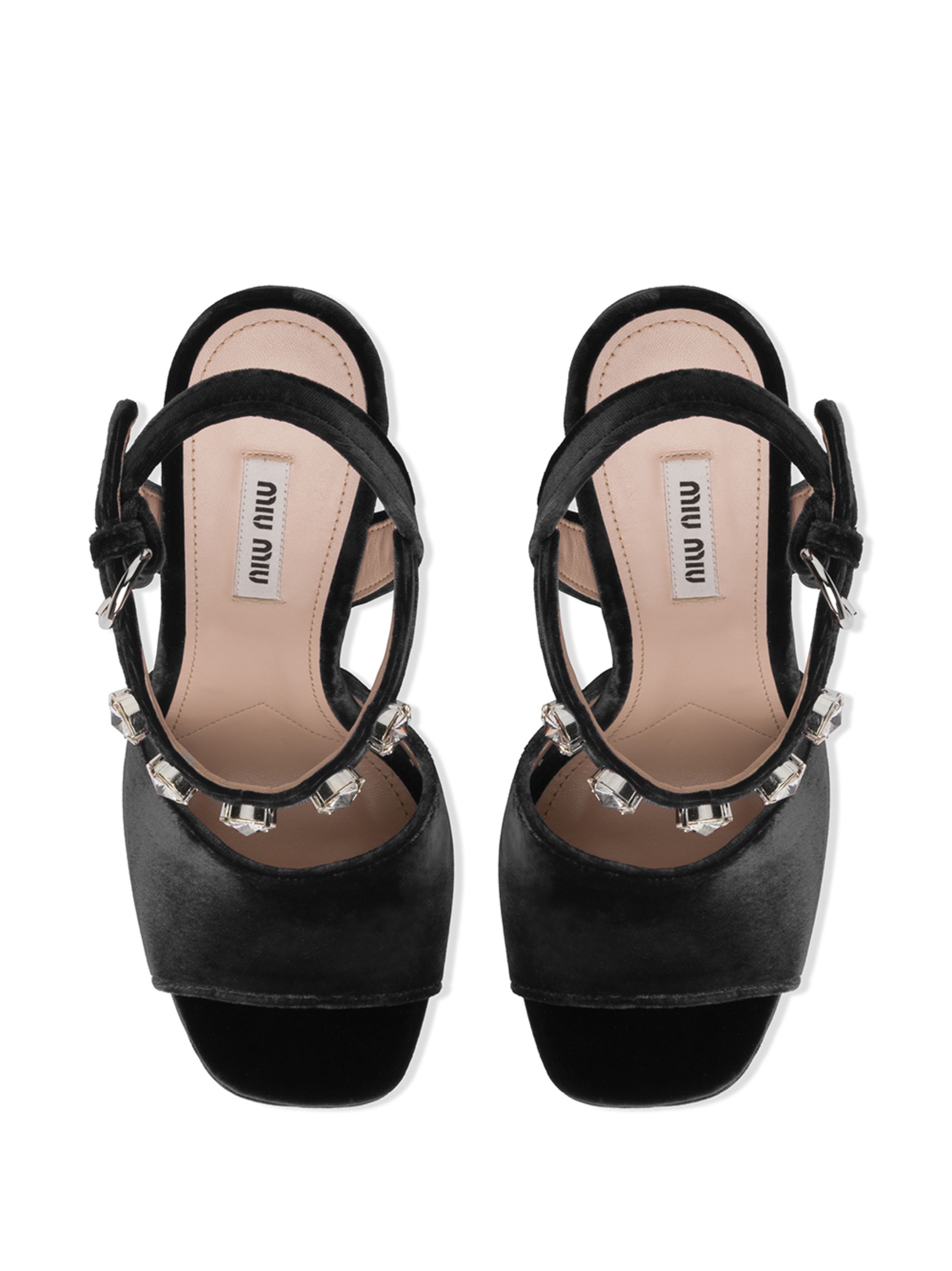 crystal-embellished 130mm sandals