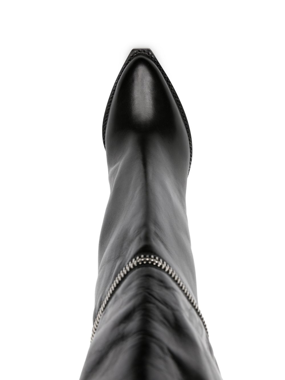 Lelodie 100mm thigh-high leather boots