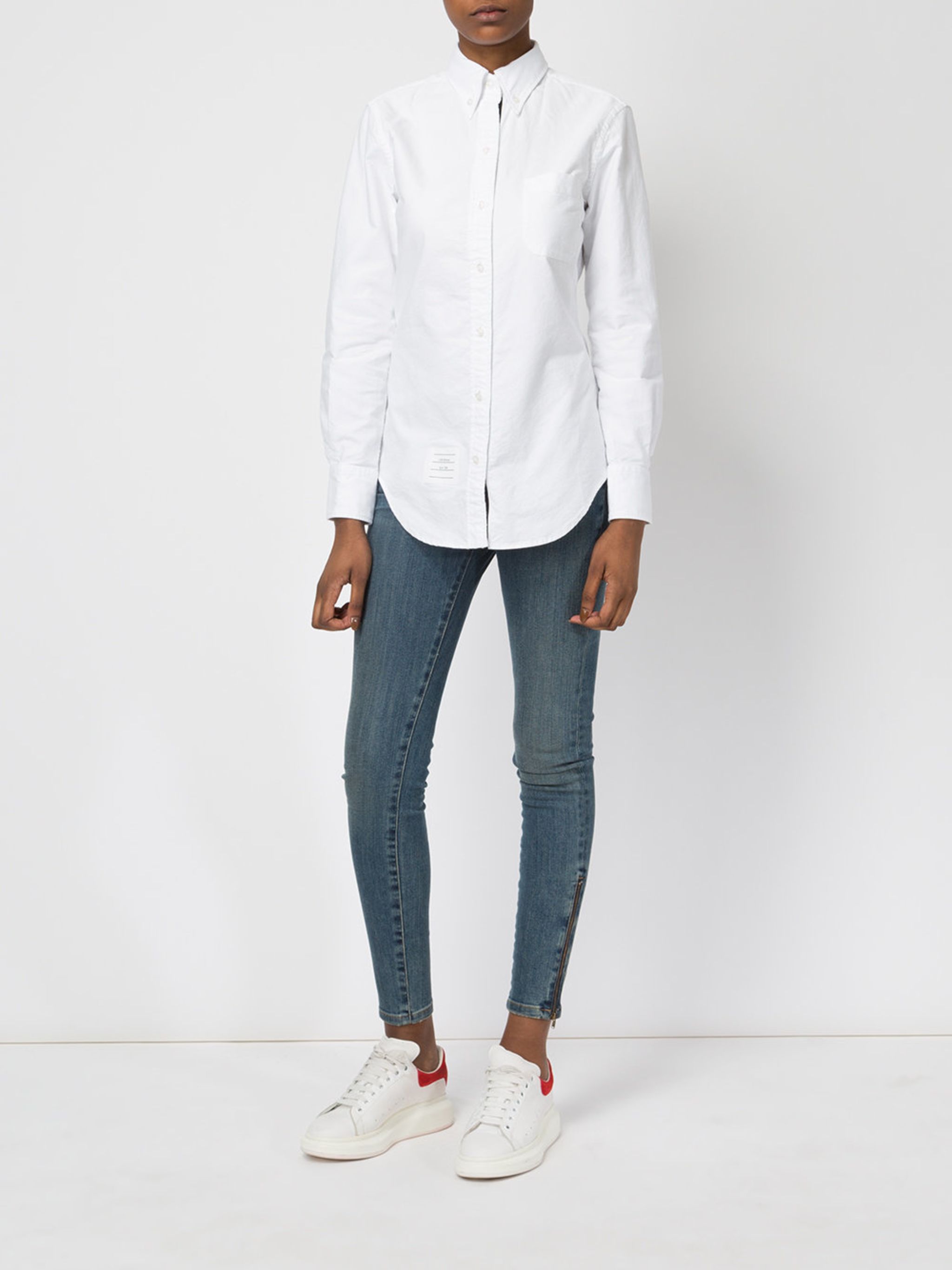 button-down cotton shirt