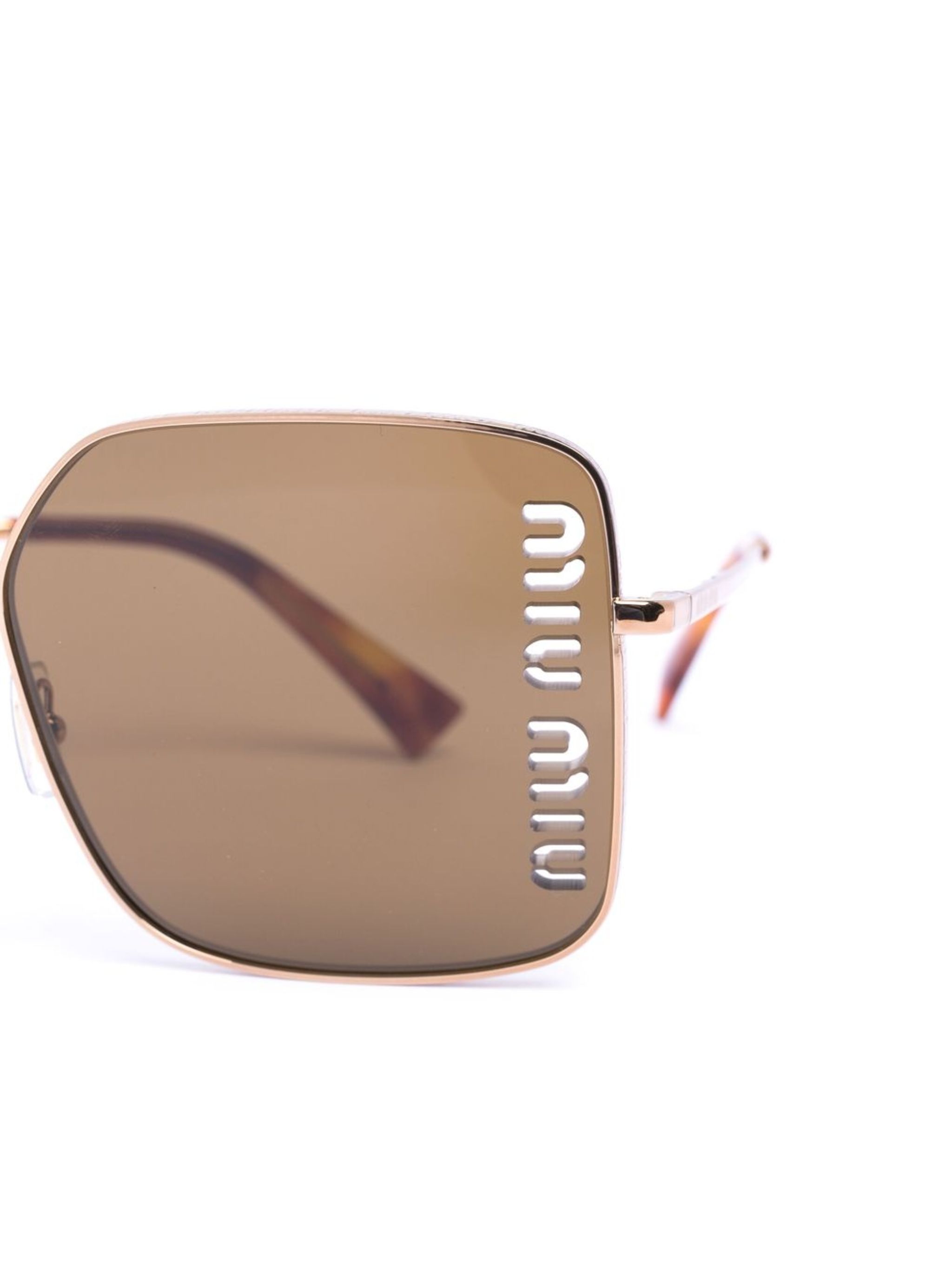 logo-detail square-frame sunglasses