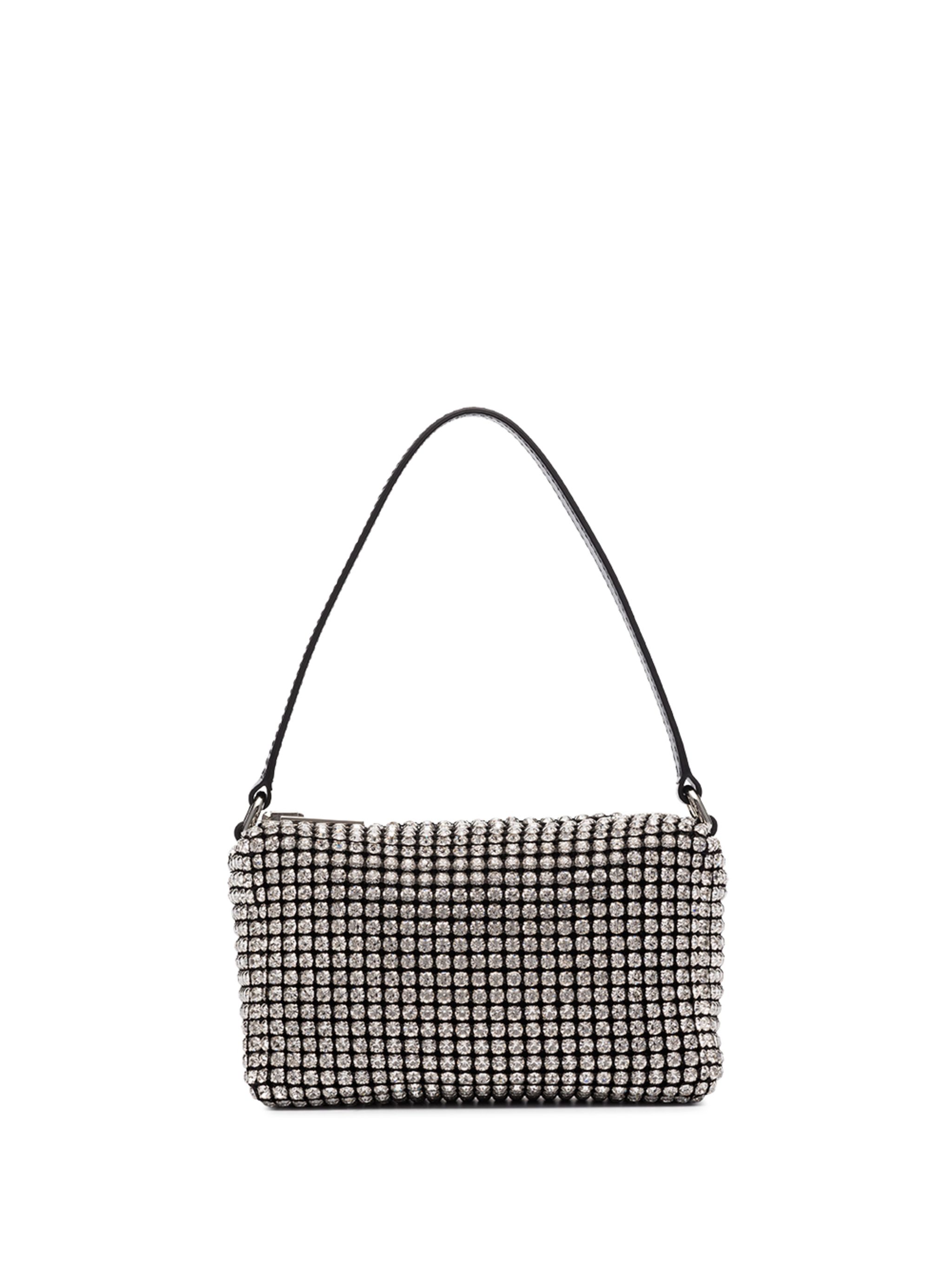 medium Wangloc rhinestone-embellished clutch bag