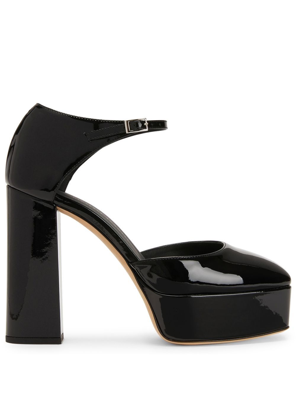 Bebe patent platform pumps