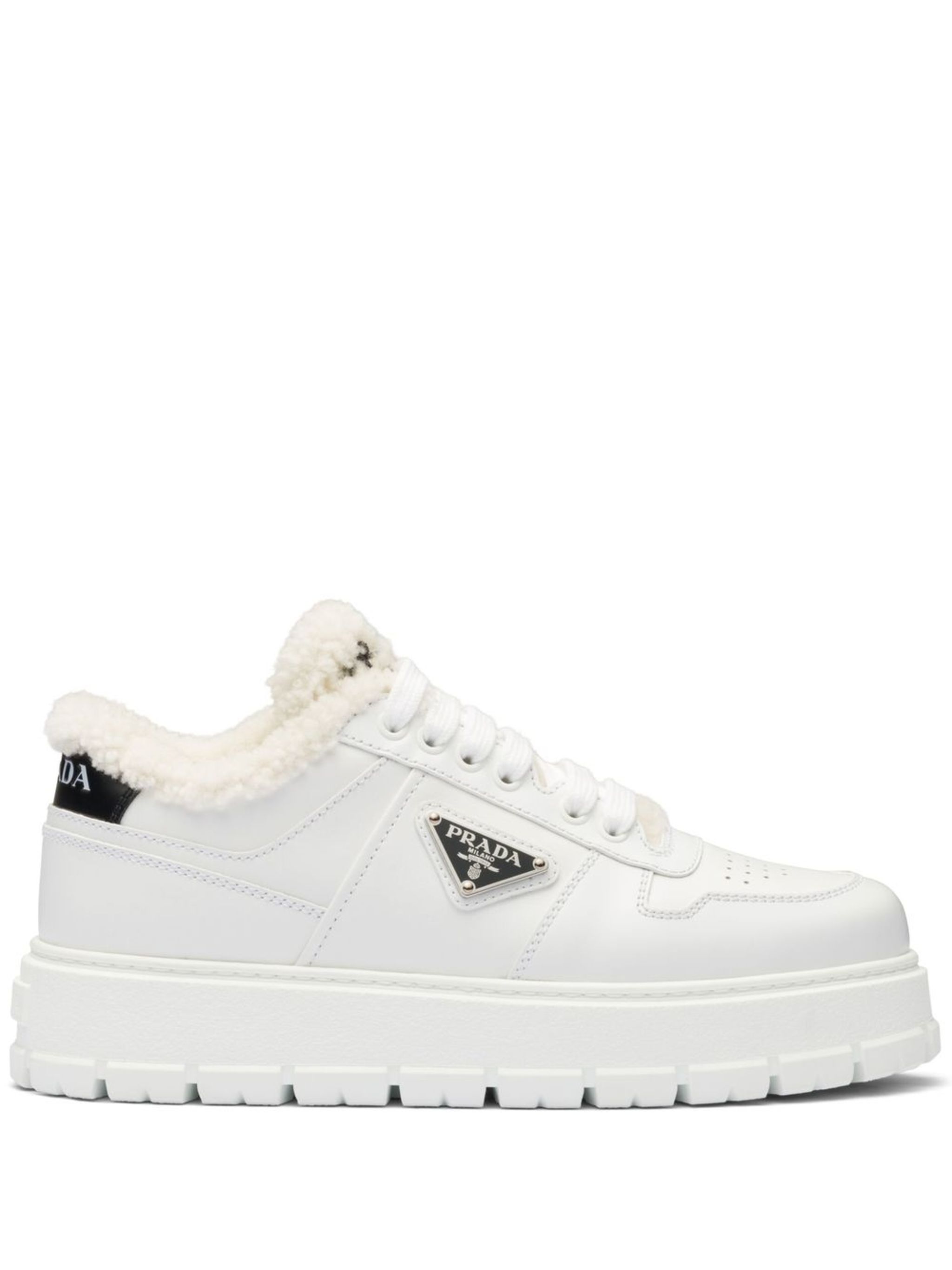 triangle-plaque low-top sneakers