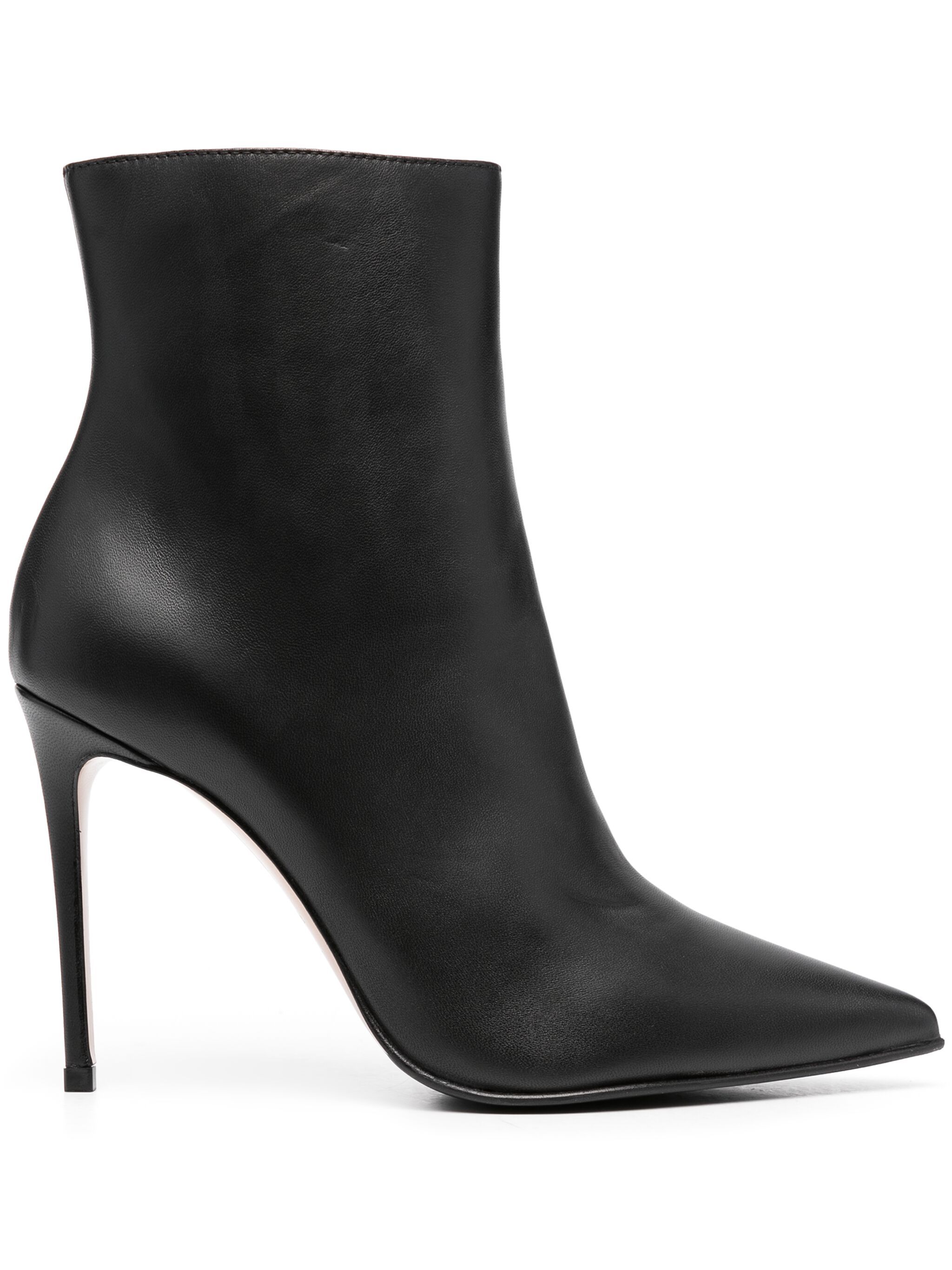 Eva 100mm leather ankle boots