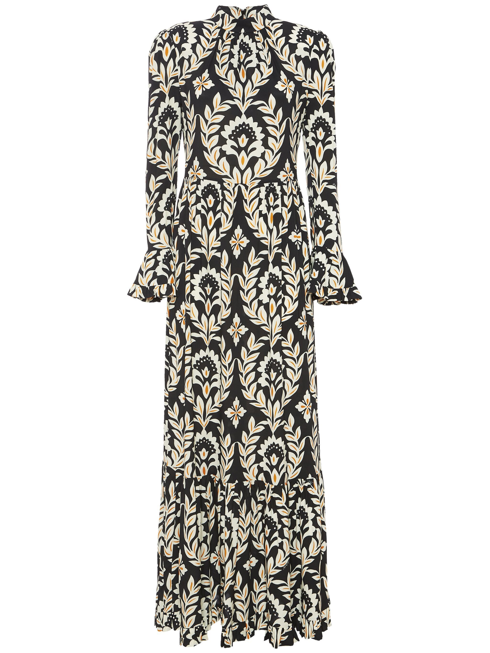 Visconti Ghirlanda-print maxi dress