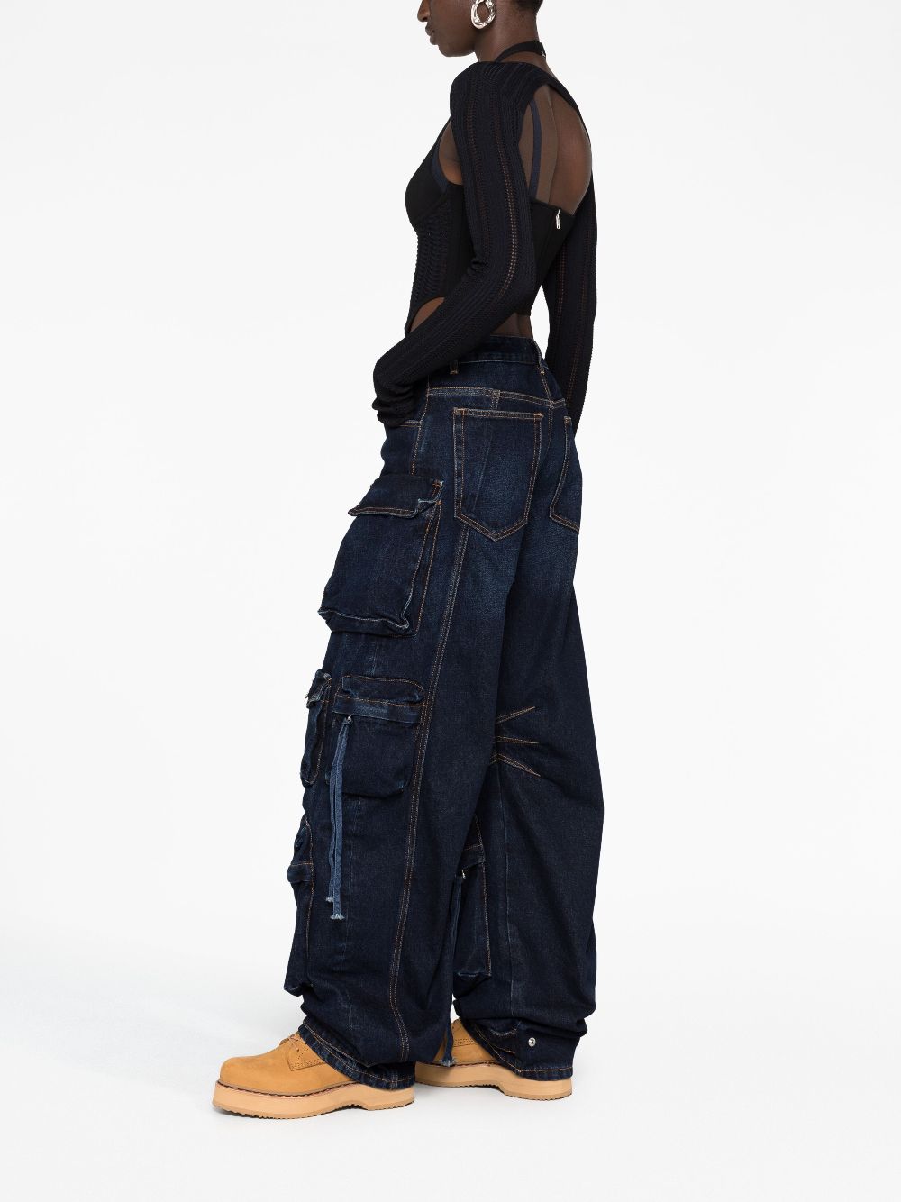 Fern wide-leg cargo jeans