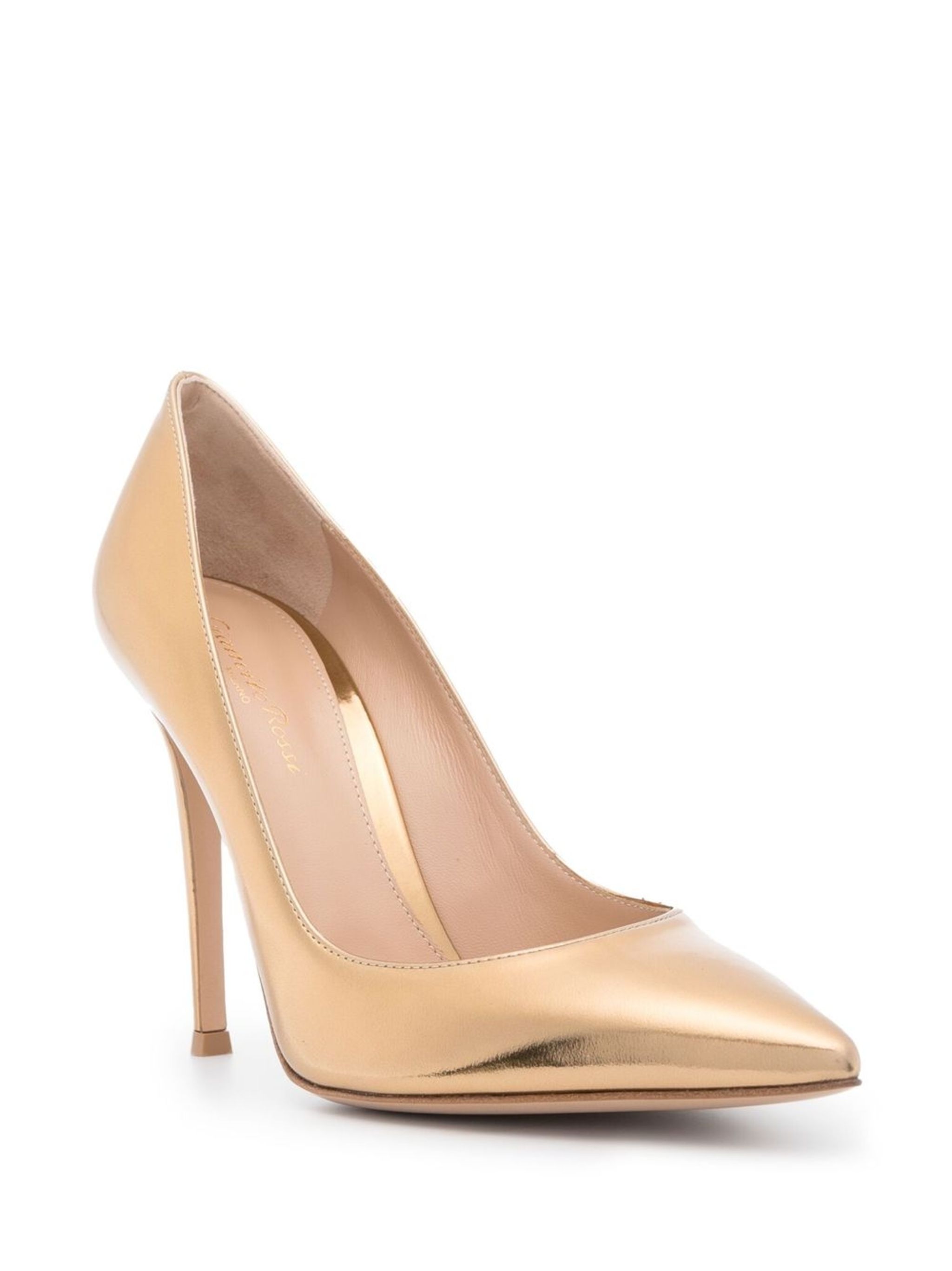 Gianvito 105mm metallic pumps