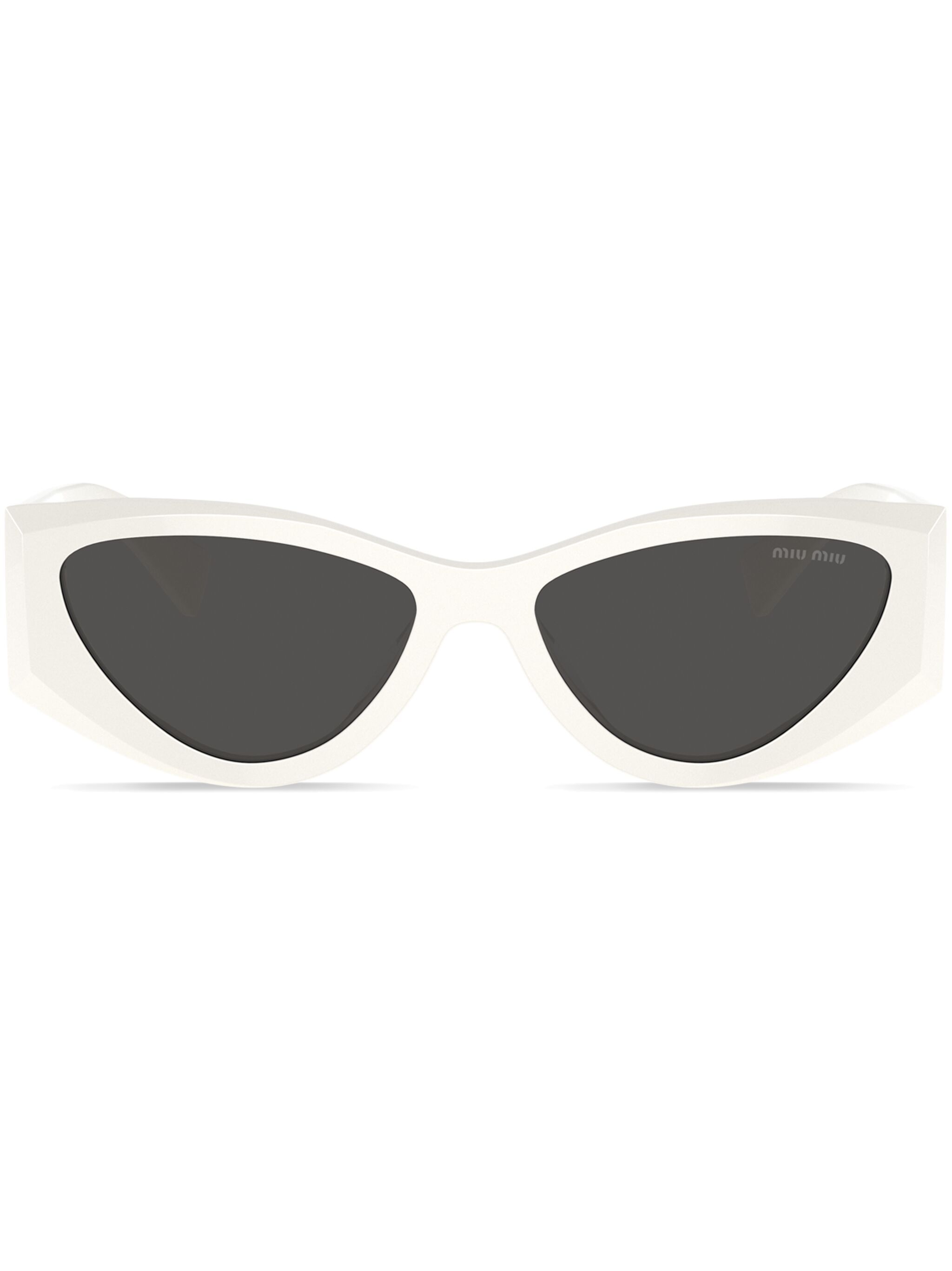 cat-eye frame logo-lettering sunglasses