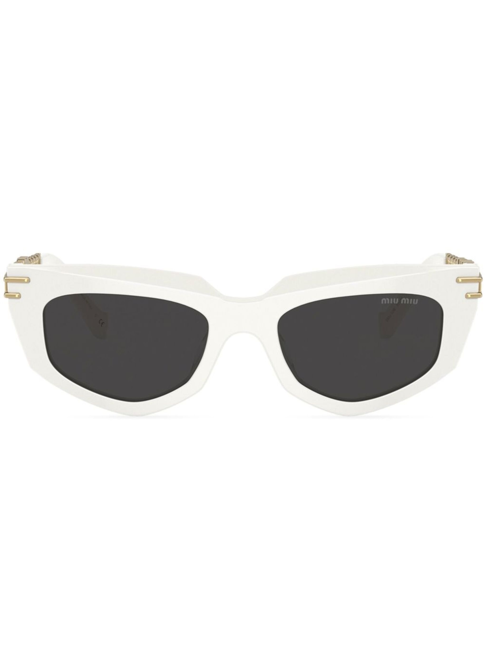 chain-embellished cat-eye sunglasses