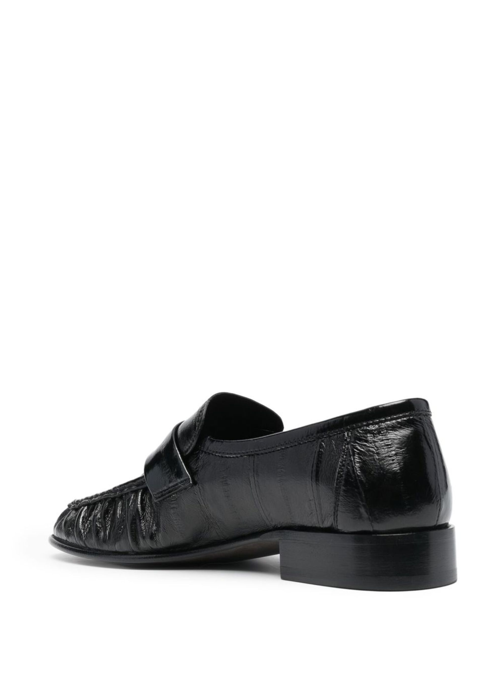 slip-on leather loafers 