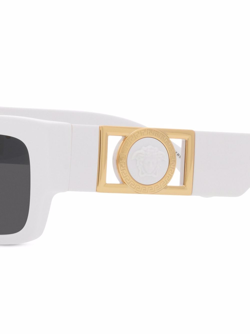 logo-plaque rectangular sunglasses