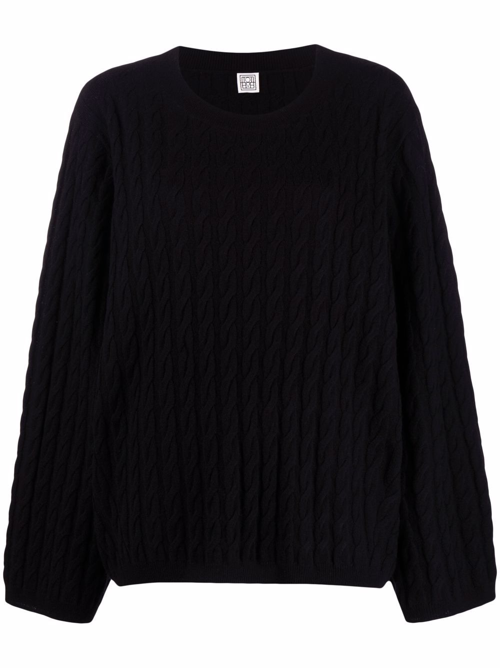 cable knit cashmere jumper