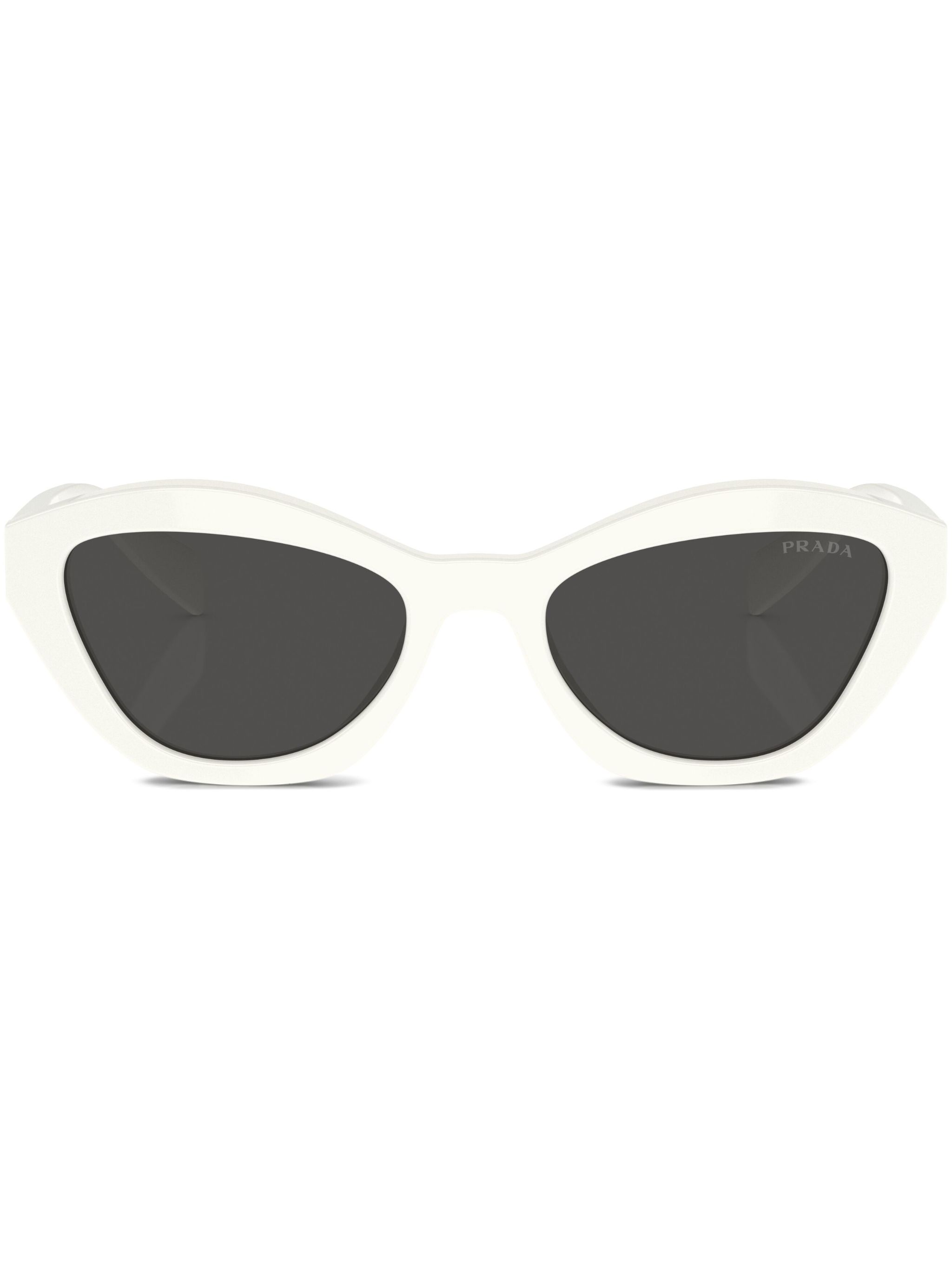 logo-lettering cat-eye sunglasses