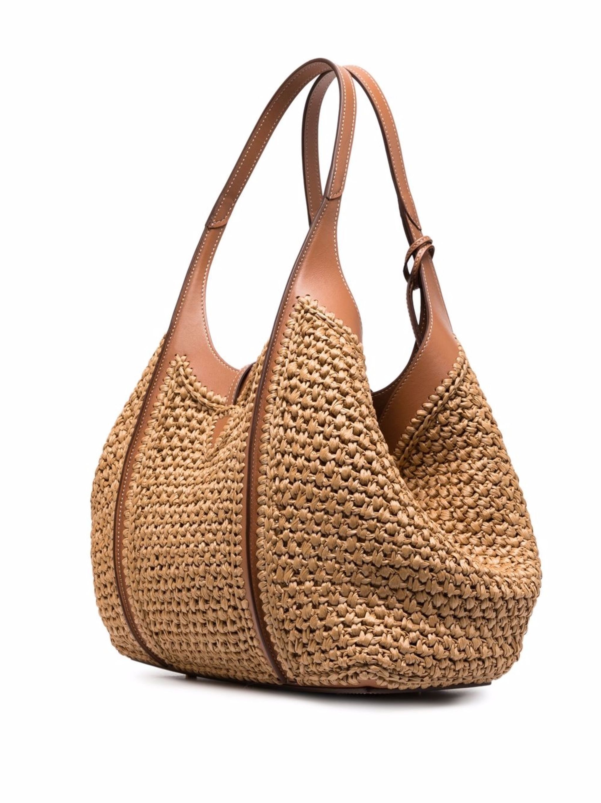 Timeless raffia tote bag