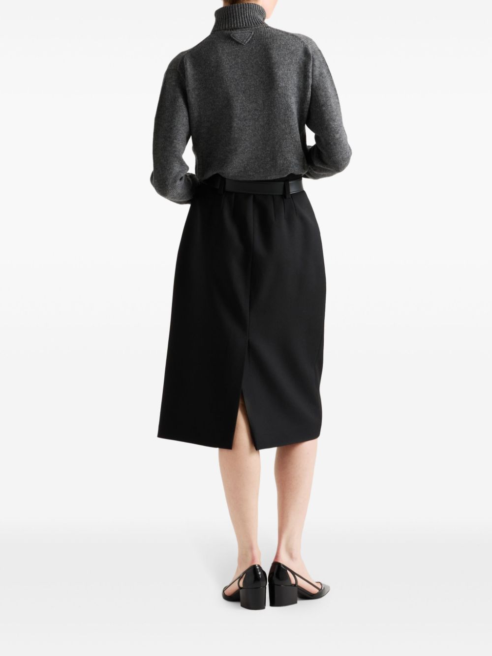 gabardine skirt