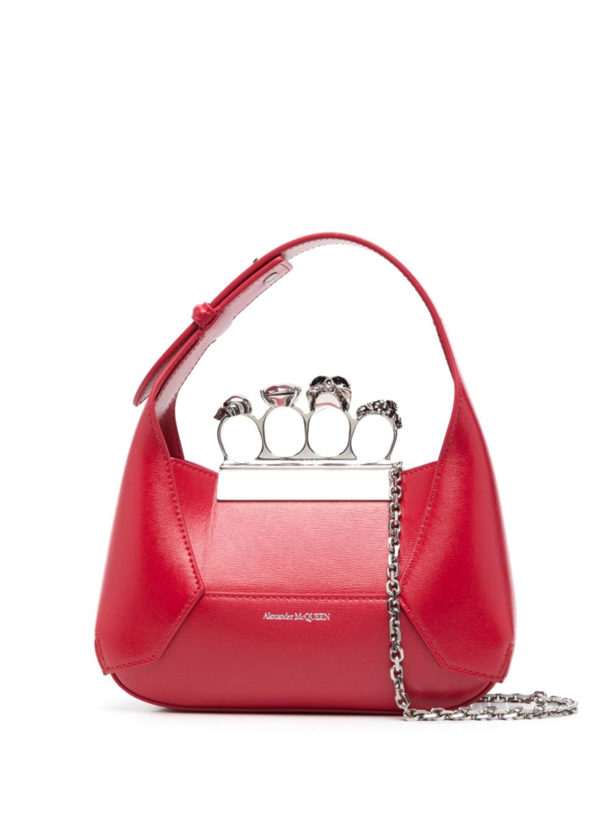 The Jewelled Hobo leather mini bag